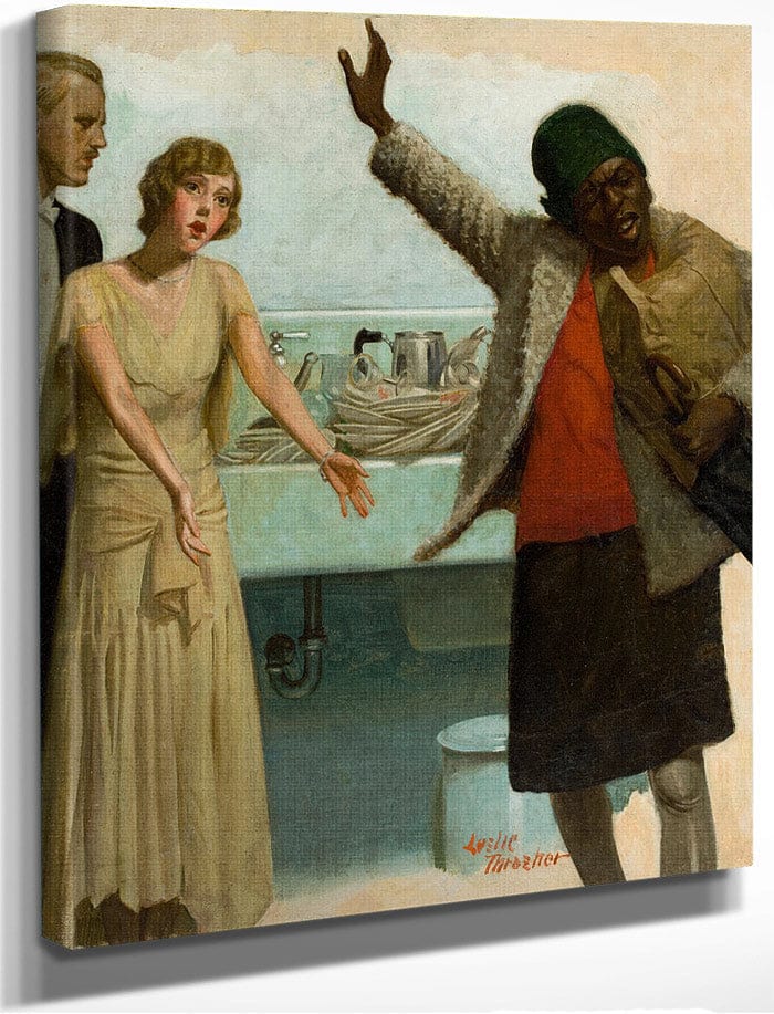I Quit! Liberty Magazine Cover March 29 1930 By Leslie Thrasher