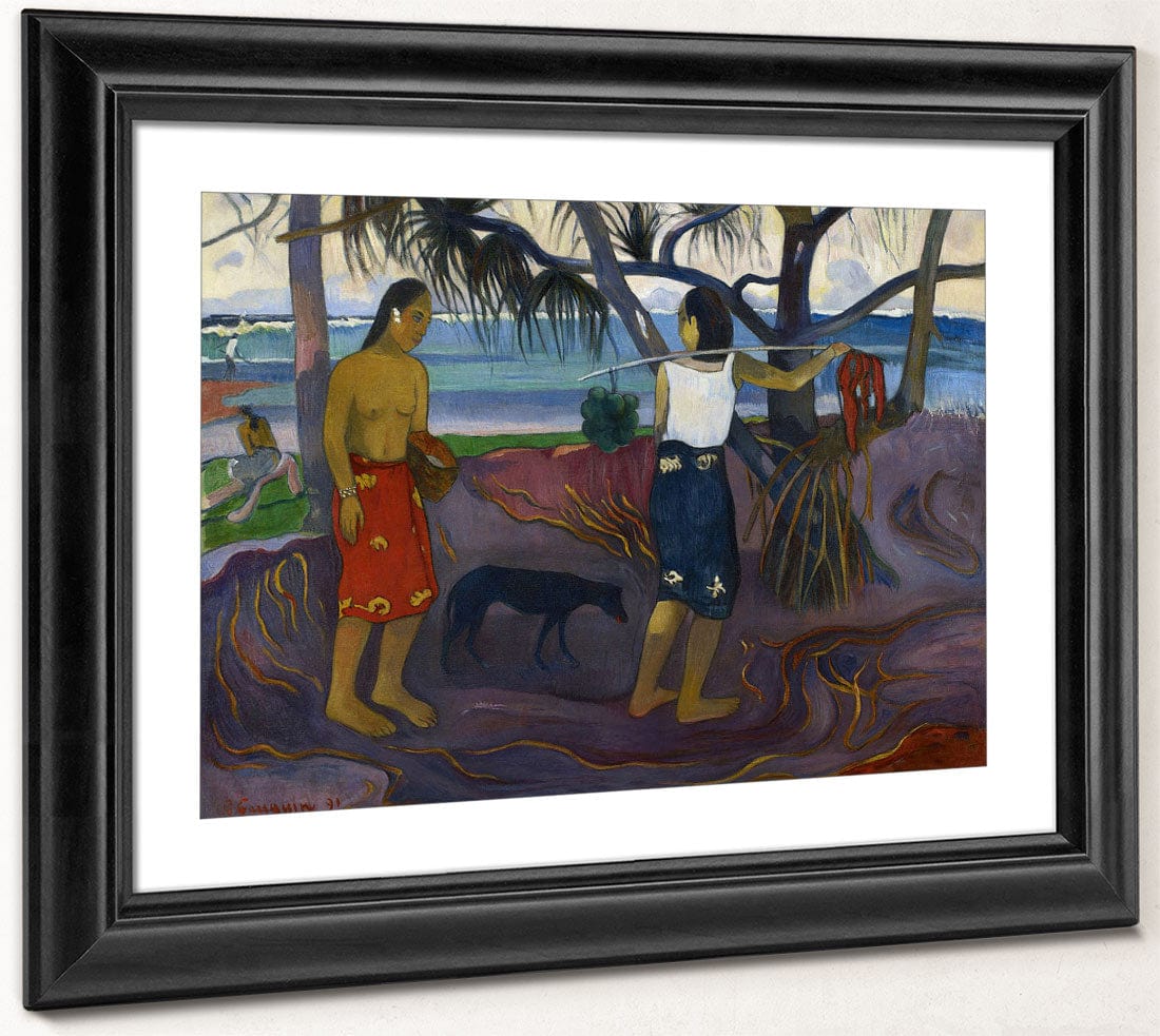 I Raro Te Oviri (Under The Pandanus) By Paul Gauguin - Image 2