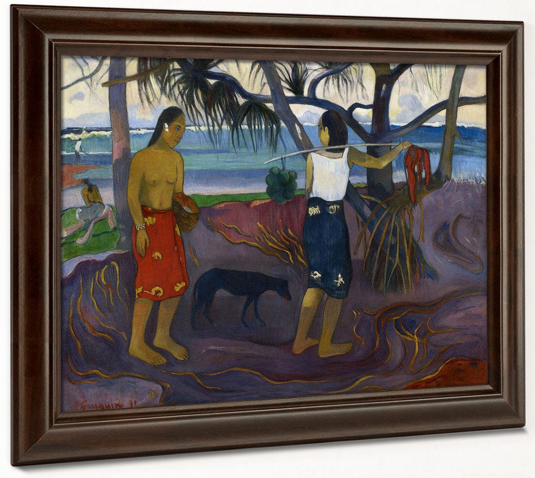 I Raro Te Oviri (Under The Pandanus) By Paul Gauguin - Image 4