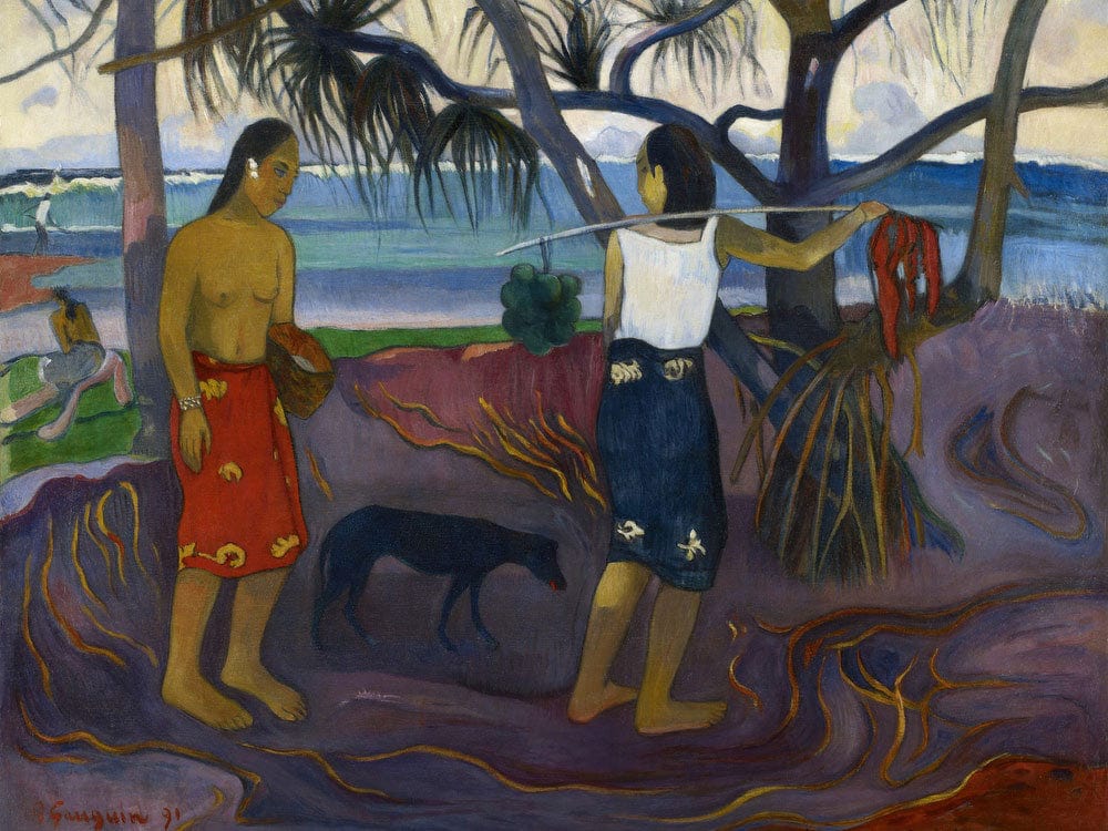 I Raro Te Oviri (Under The Pandanus) By Paul Gauguin - Image 5