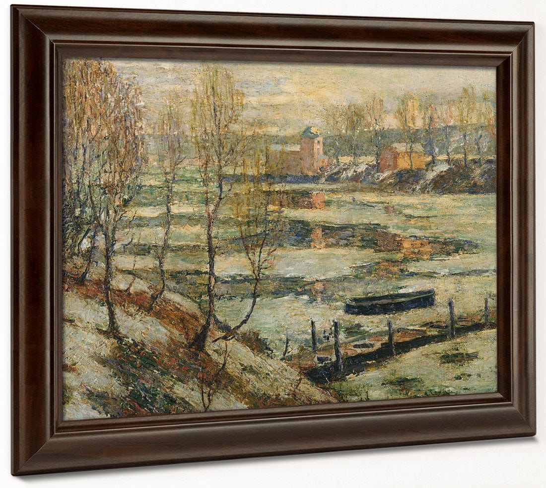 Ice In The River By Ernest Lawson - Image 6