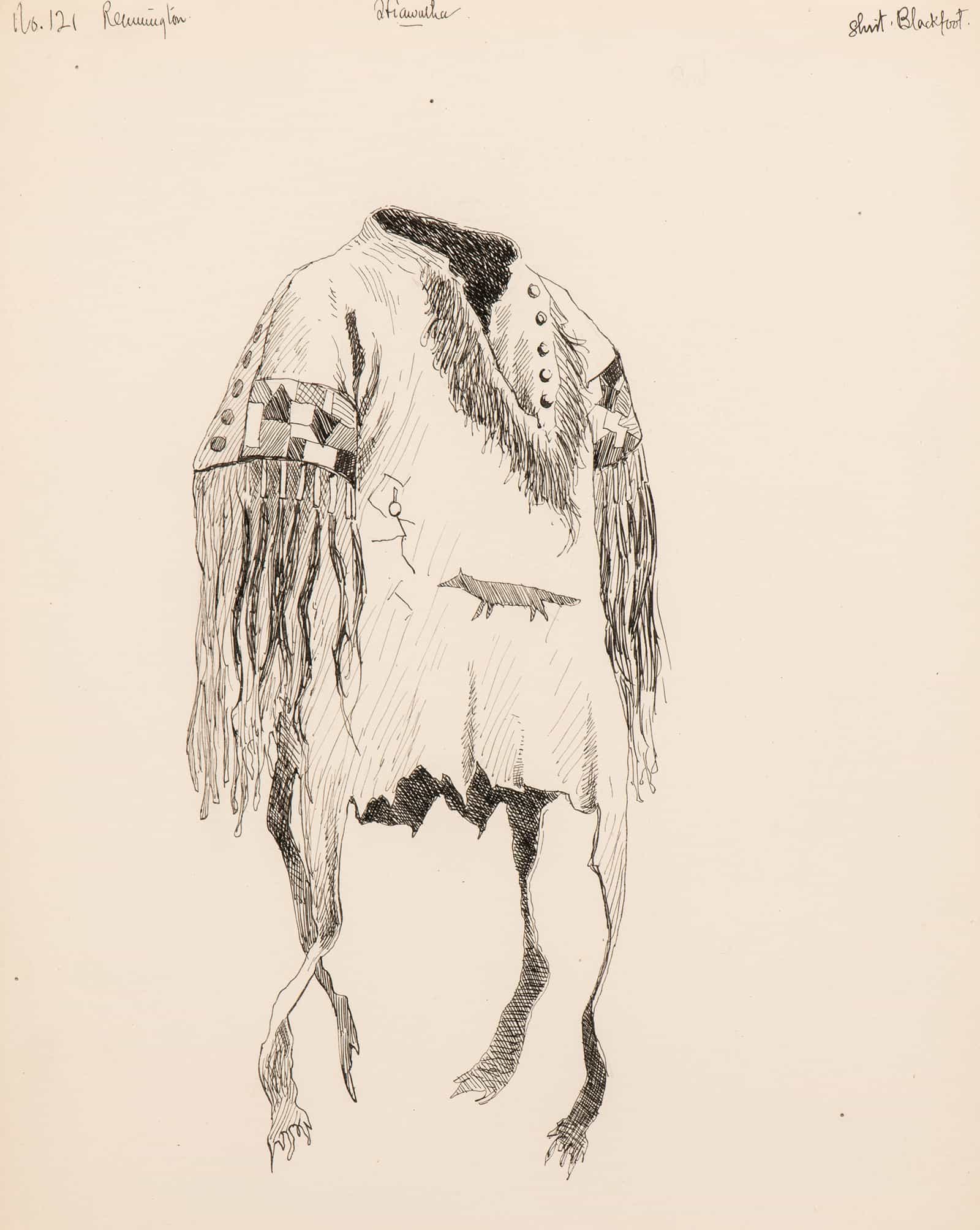 Illustration For The Song Of Hiawatha by Frederic Remington