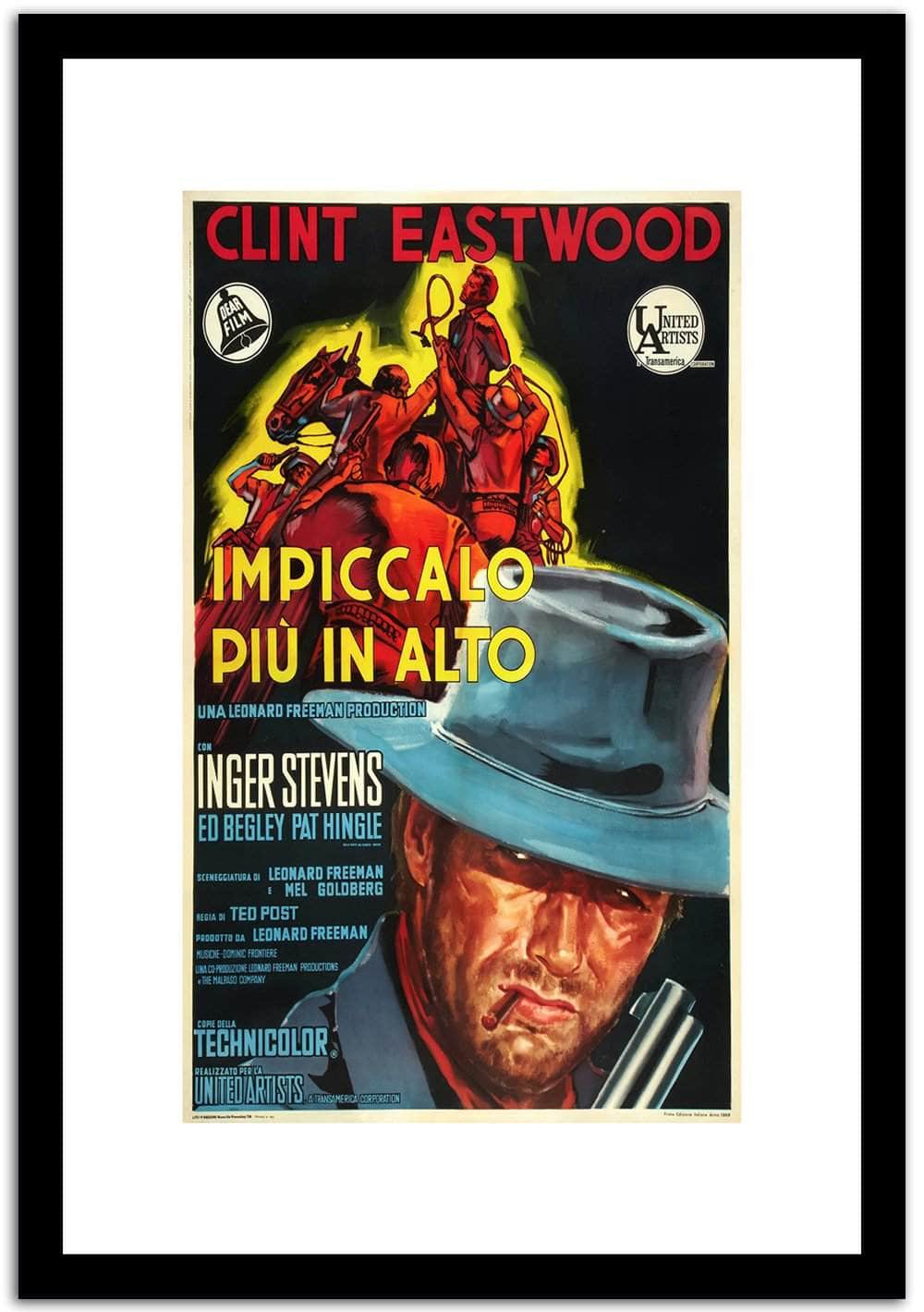Impiccalo Piu In Alto Vintage Poster