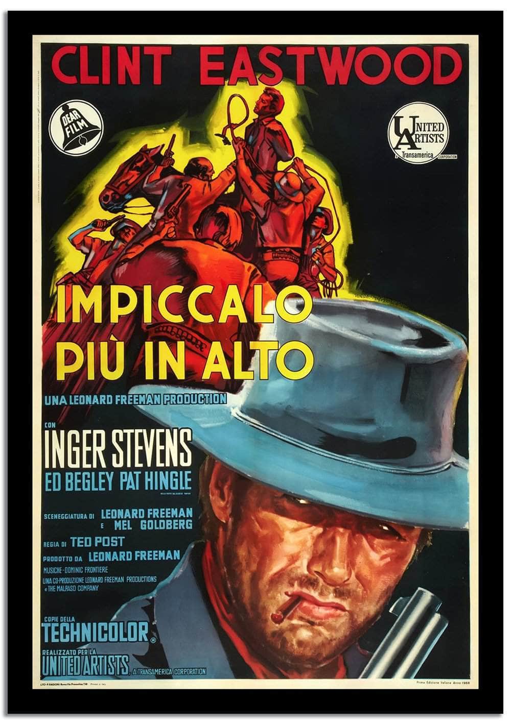 Impiccalo Piu In Alto Vintage Poster - Image 2