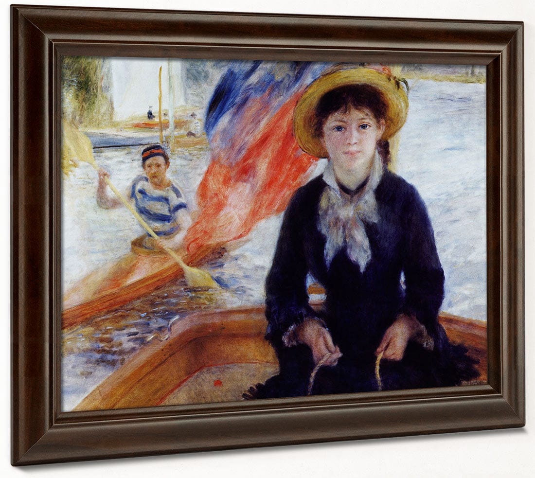 In A Dinghy By Pierre Auguste Renoir - Image 6