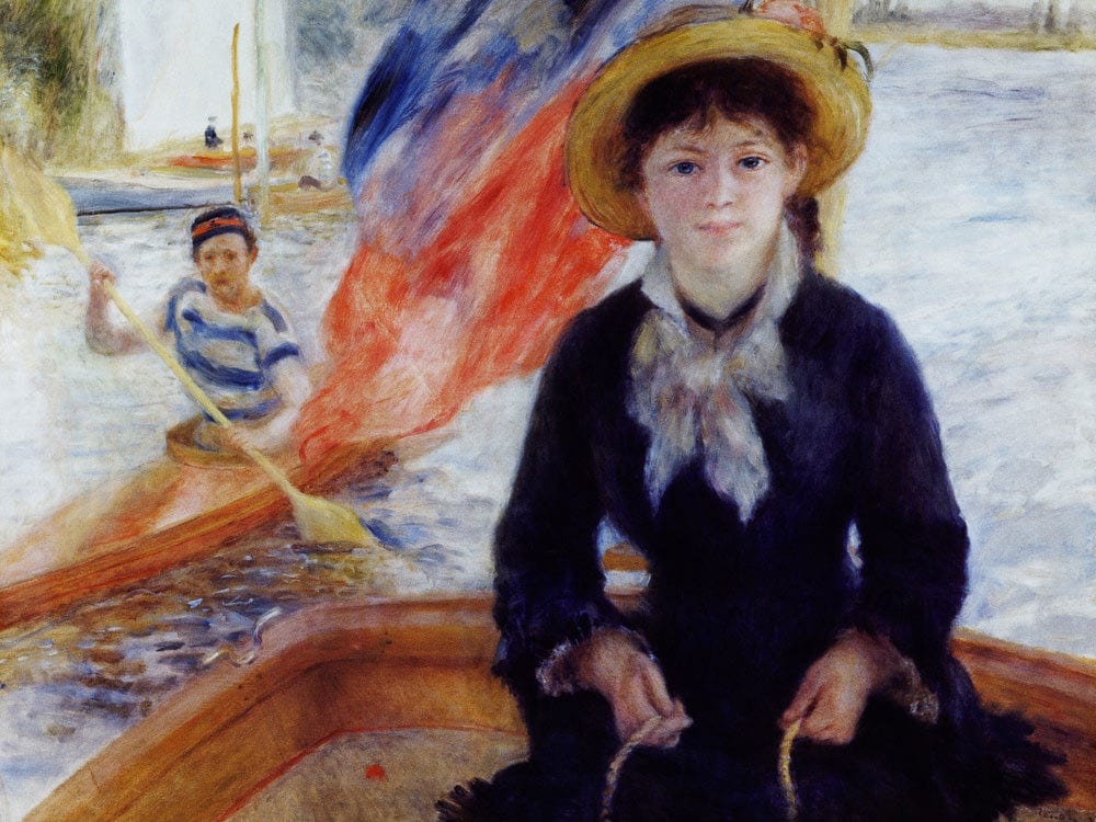 In A Dinghy By Pierre Auguste Renoir - Image 7