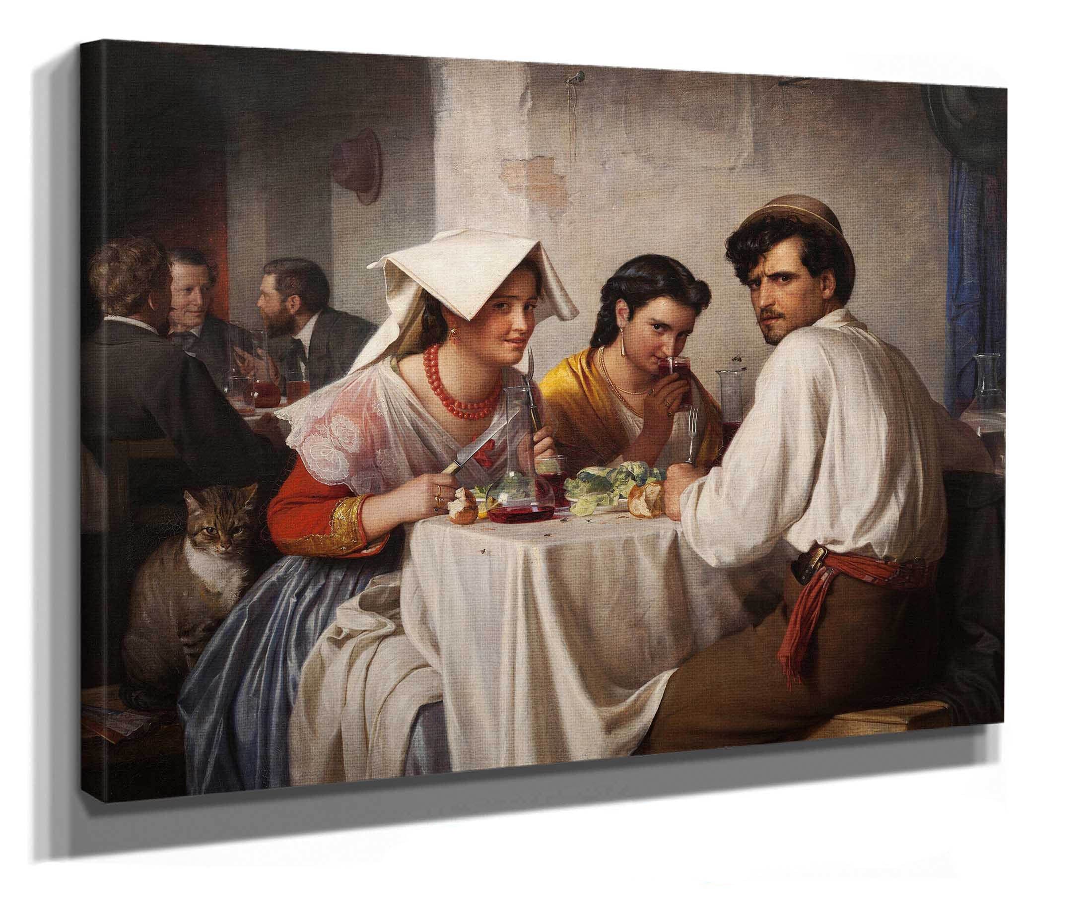In A Roman Osteria by Carl Bloch - Image 2