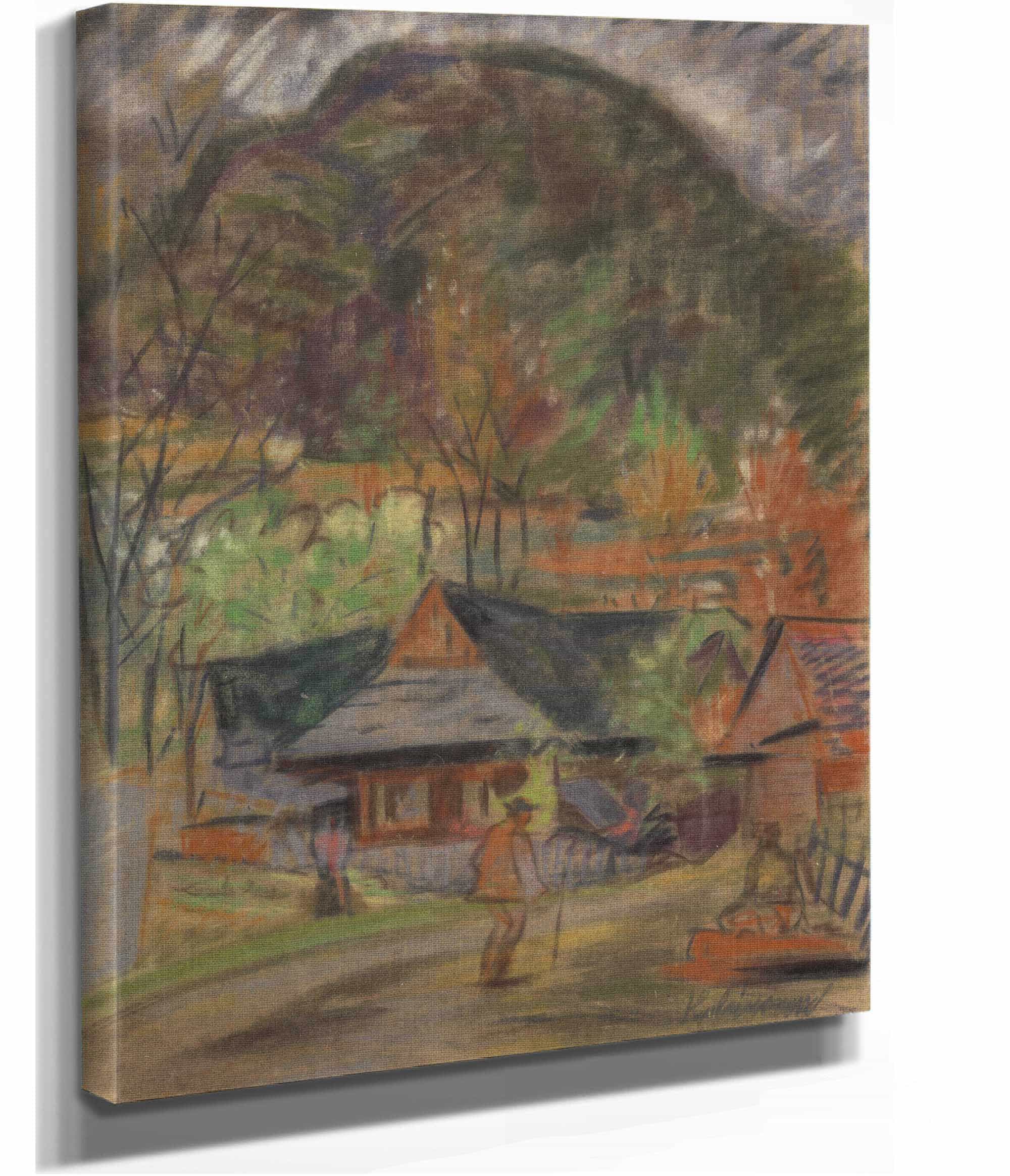 In A Village by Arnold Peter Weisz Kubincan - Image 2