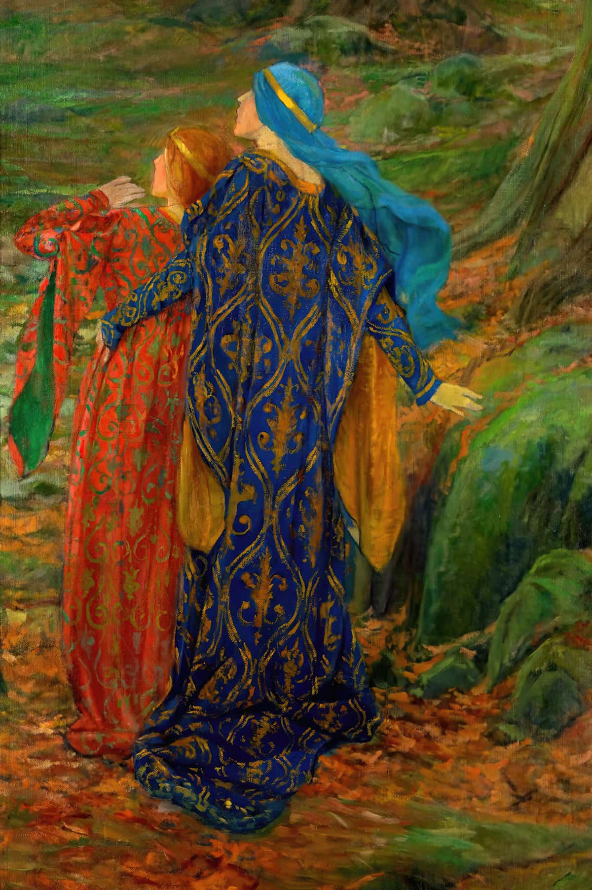 In Awe by Edwin Austin Abbey - Image 3
