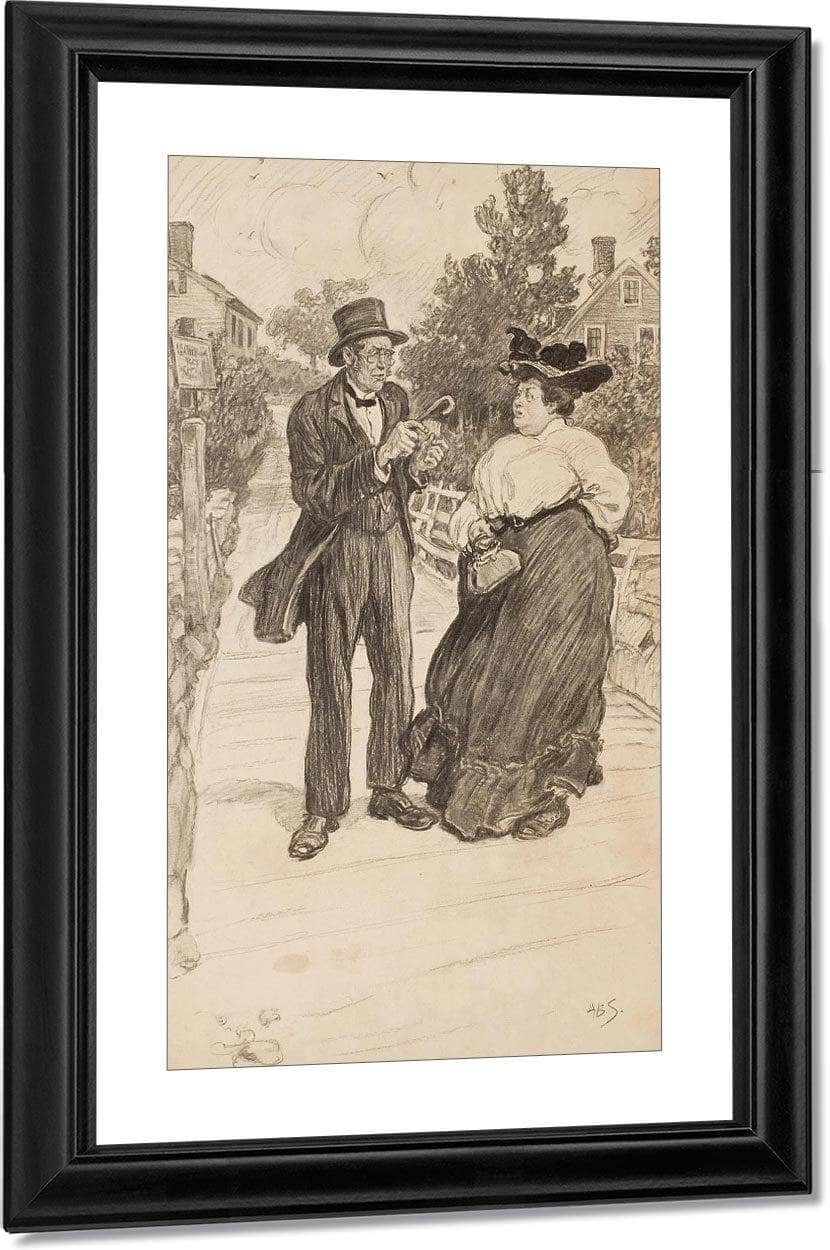 In Casual Conversation By Alice Barber Stephens - Image 3