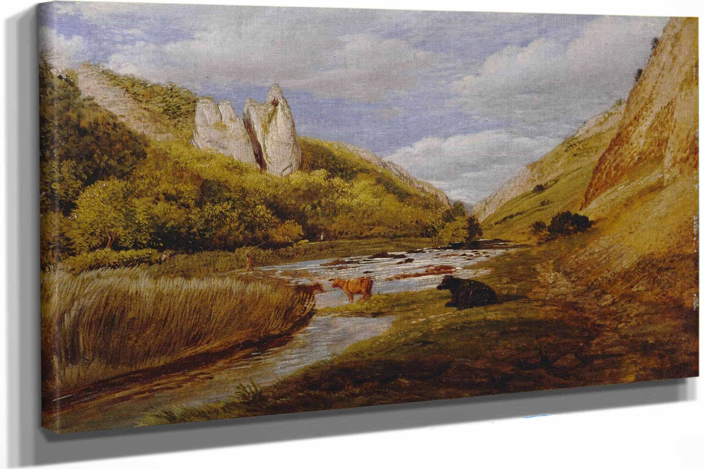 In Dovedale by John Linnell