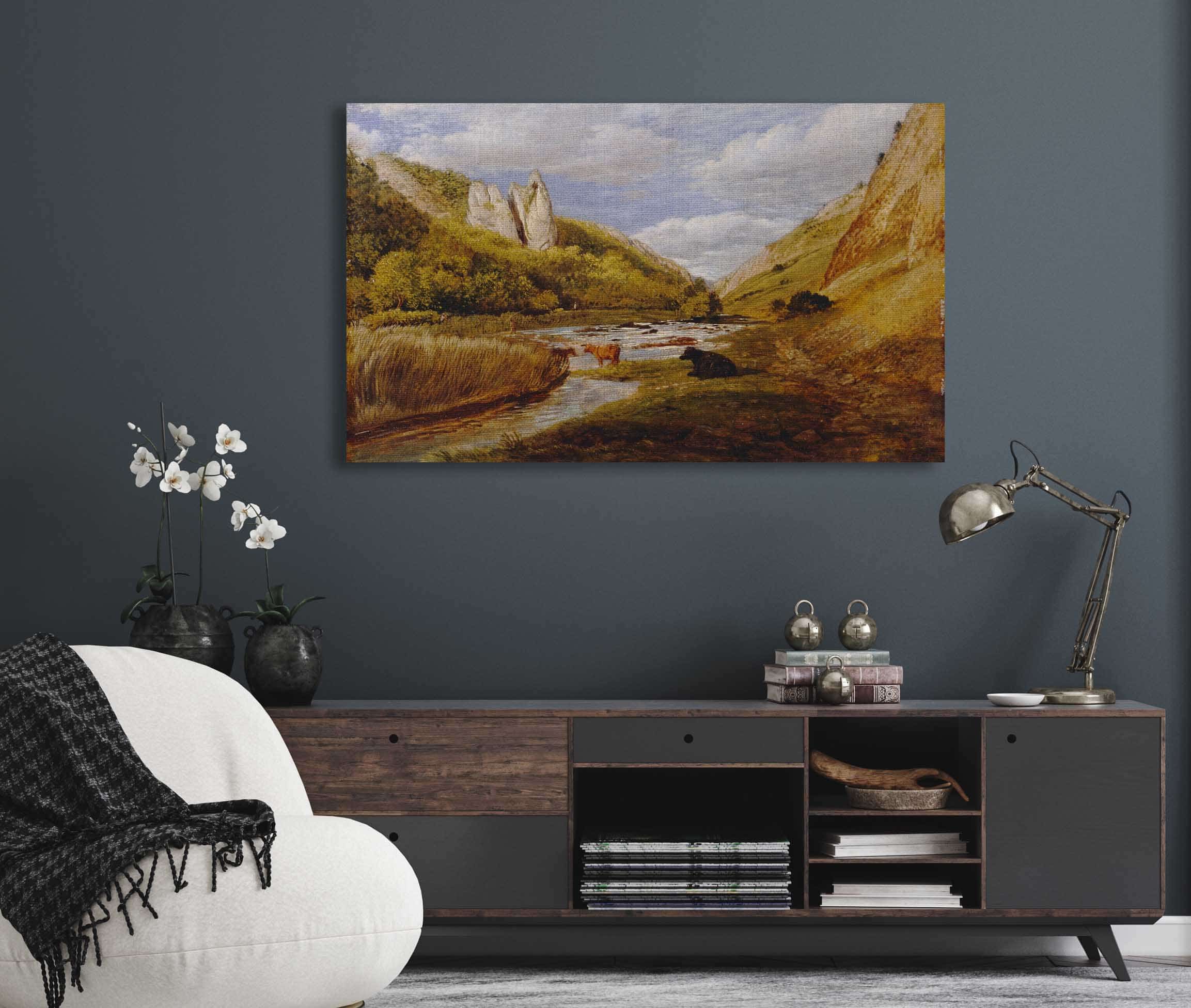 In Dovedale by John Linnell - Image 9