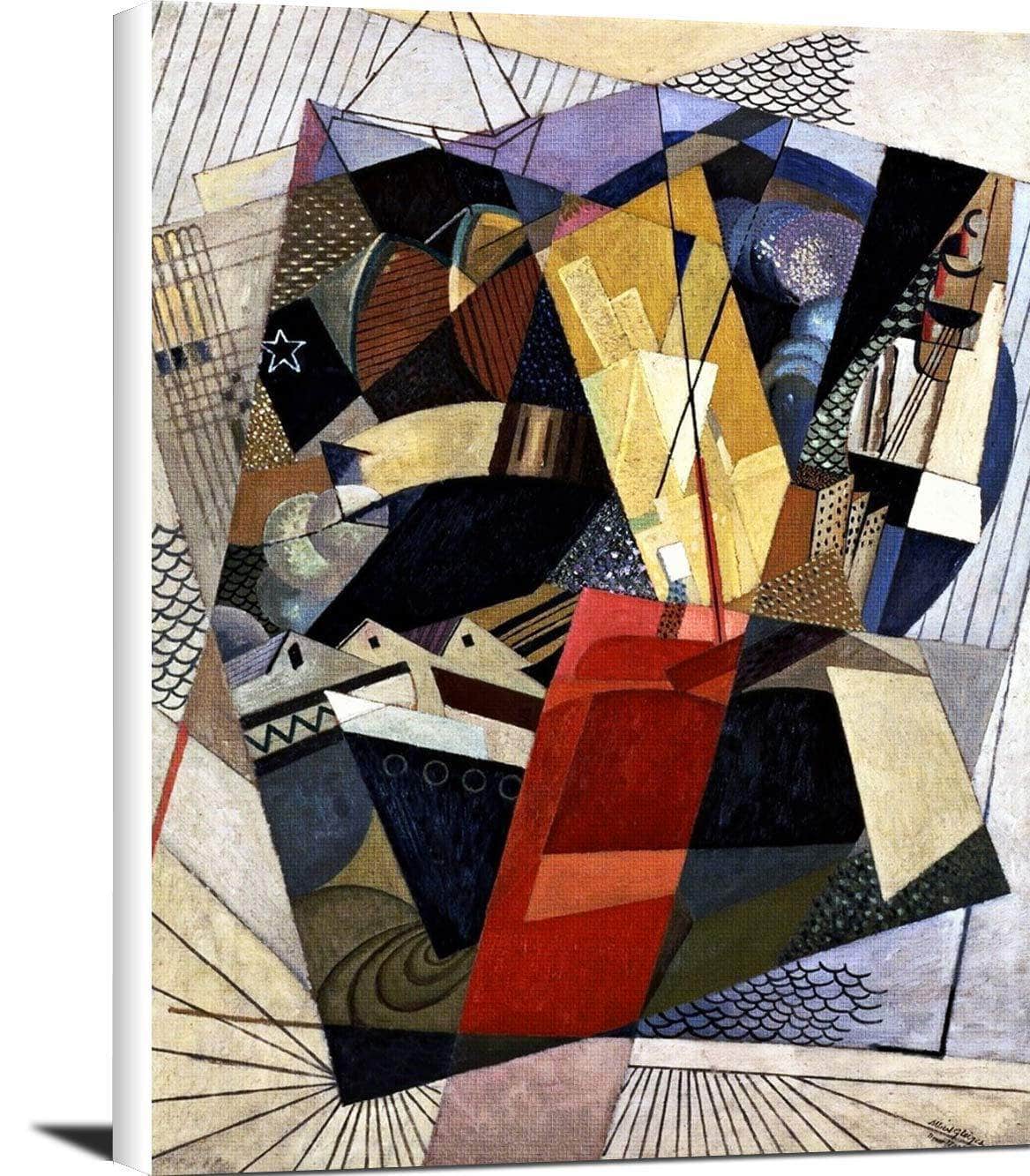 In Port Dans Le Port Painting Albert Gleizes Canvas Art