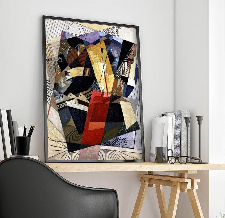 In Port Dans Le Port Painting Albert Gleizes Canvas Art - Image 4