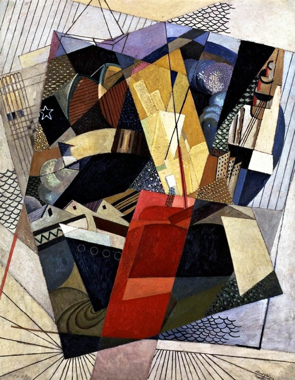 In Port Dans Le Port Painting Albert Gleizes Canvas Art - Image 5