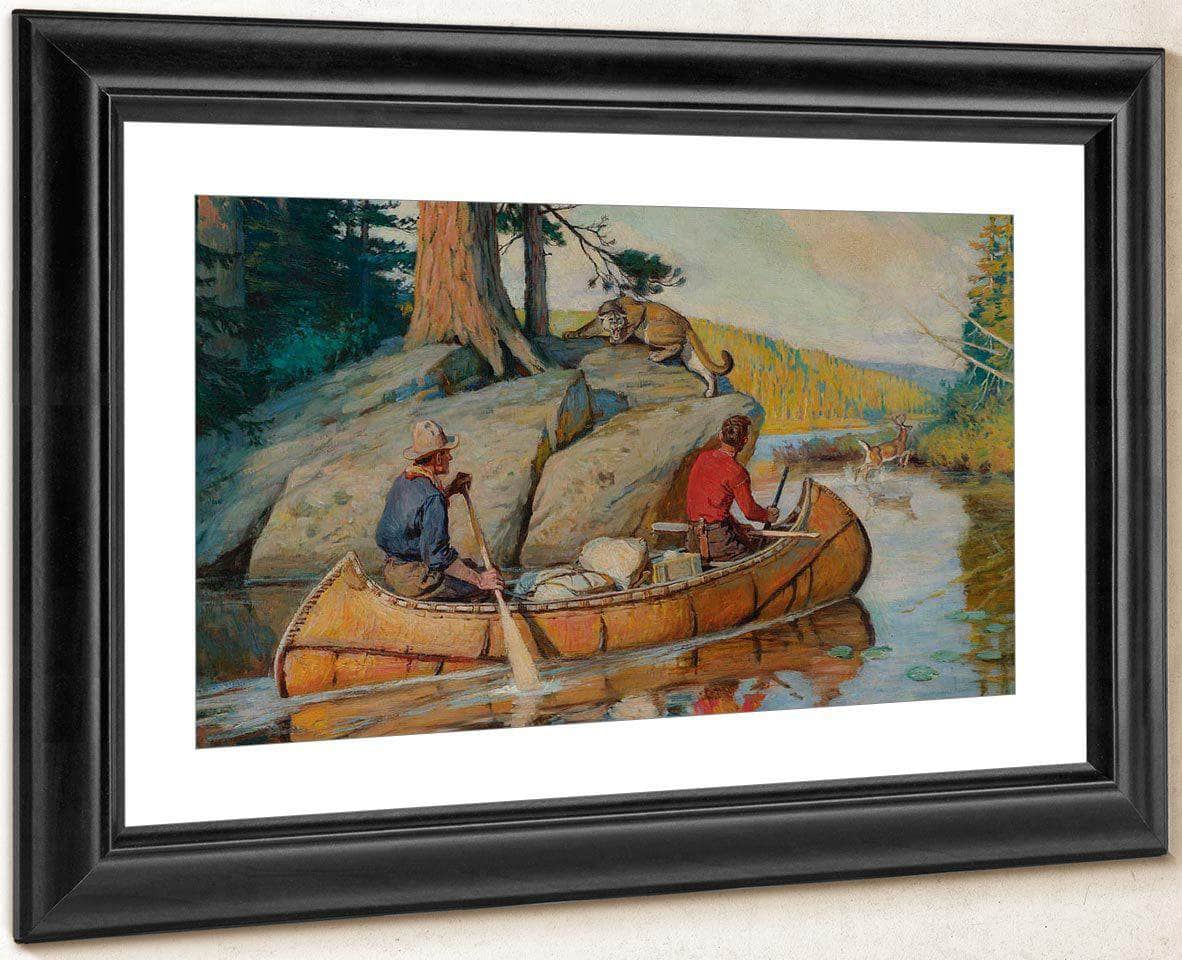 In The Canoe By Philip R. By Goodwin - Image 2