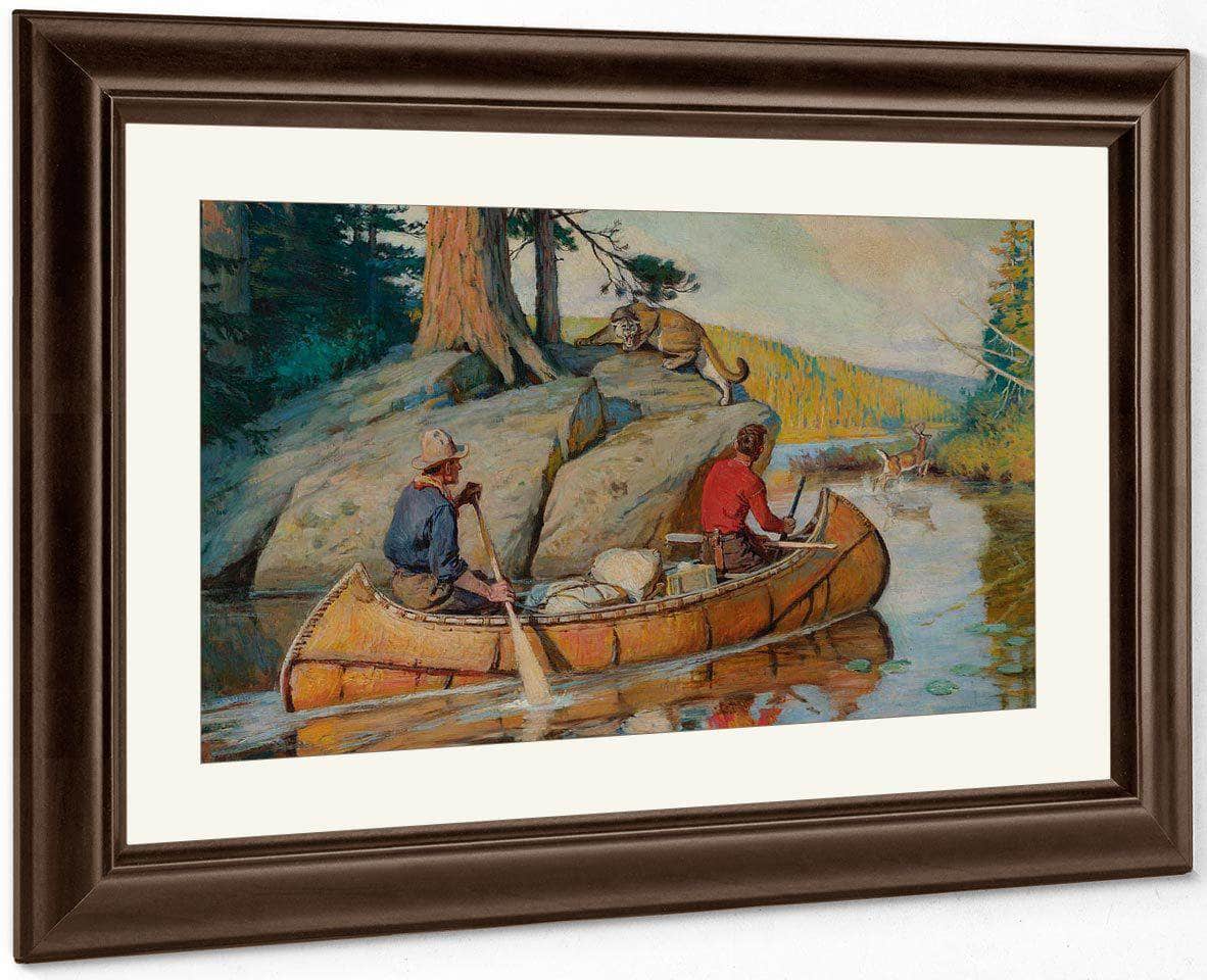 In The Canoe By Philip R. By Goodwin - Image 3