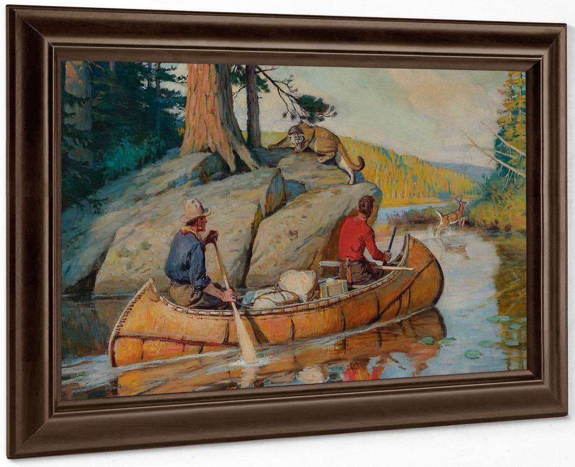 In The Canoe By Philip R. By Goodwin - Image 4