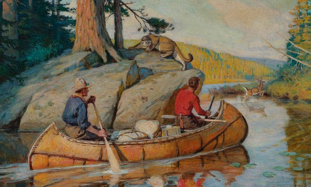 In The Canoe By Philip R. By Goodwin - Image 5