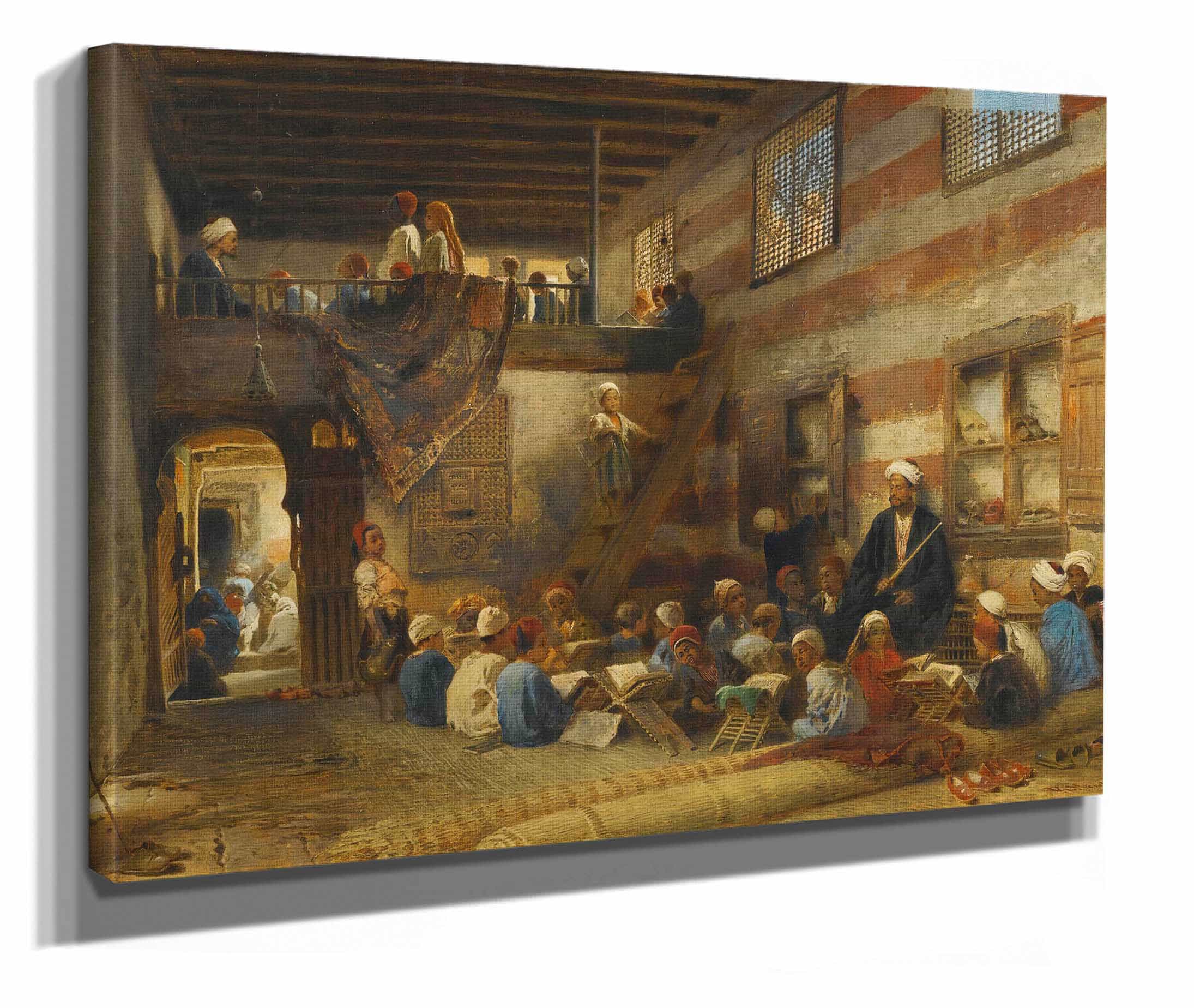 In The Classroom by Konstantin Egorovich Makovsky - Image 2