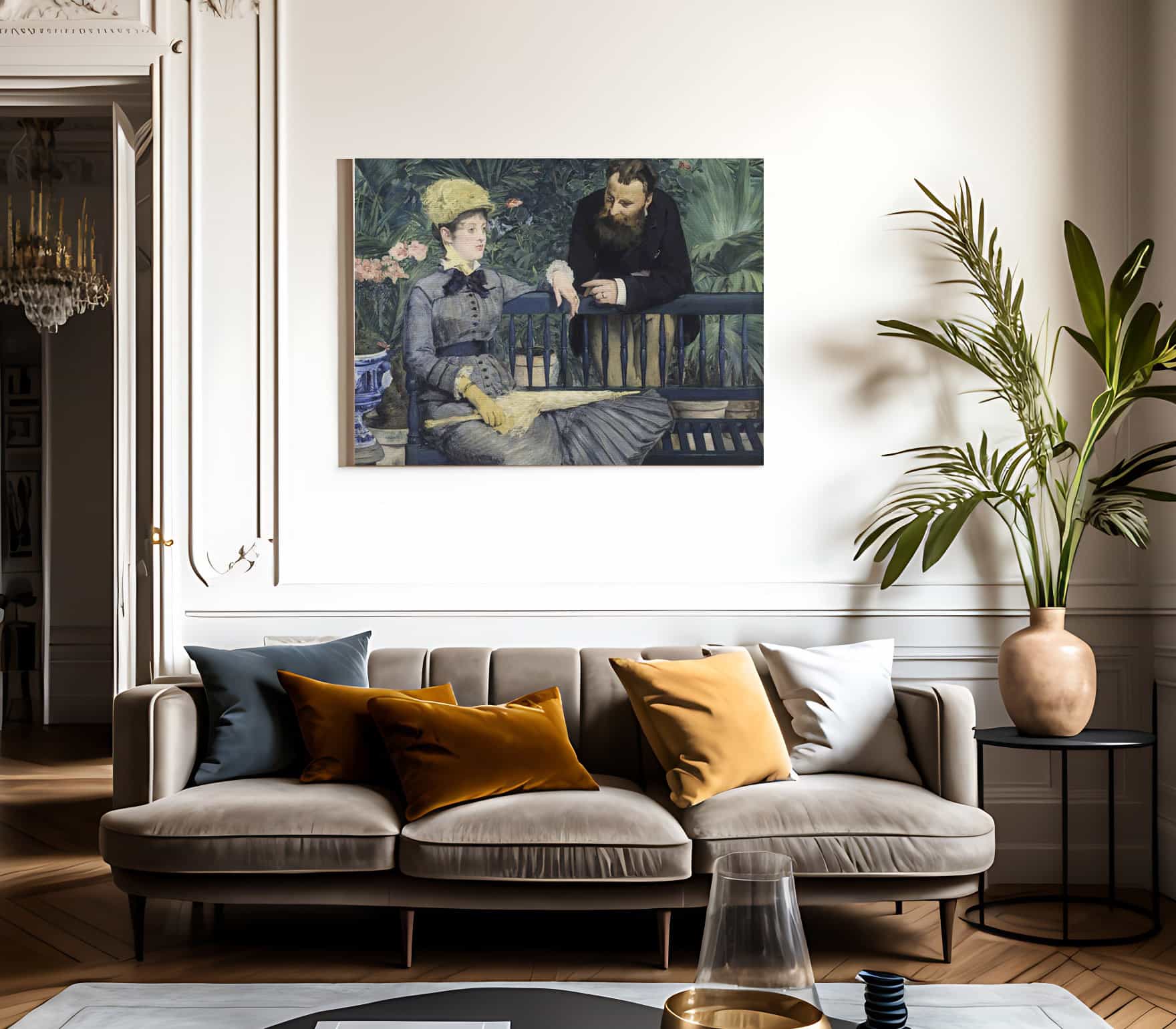 In The Conservatory By Edouard Manet - Image 3