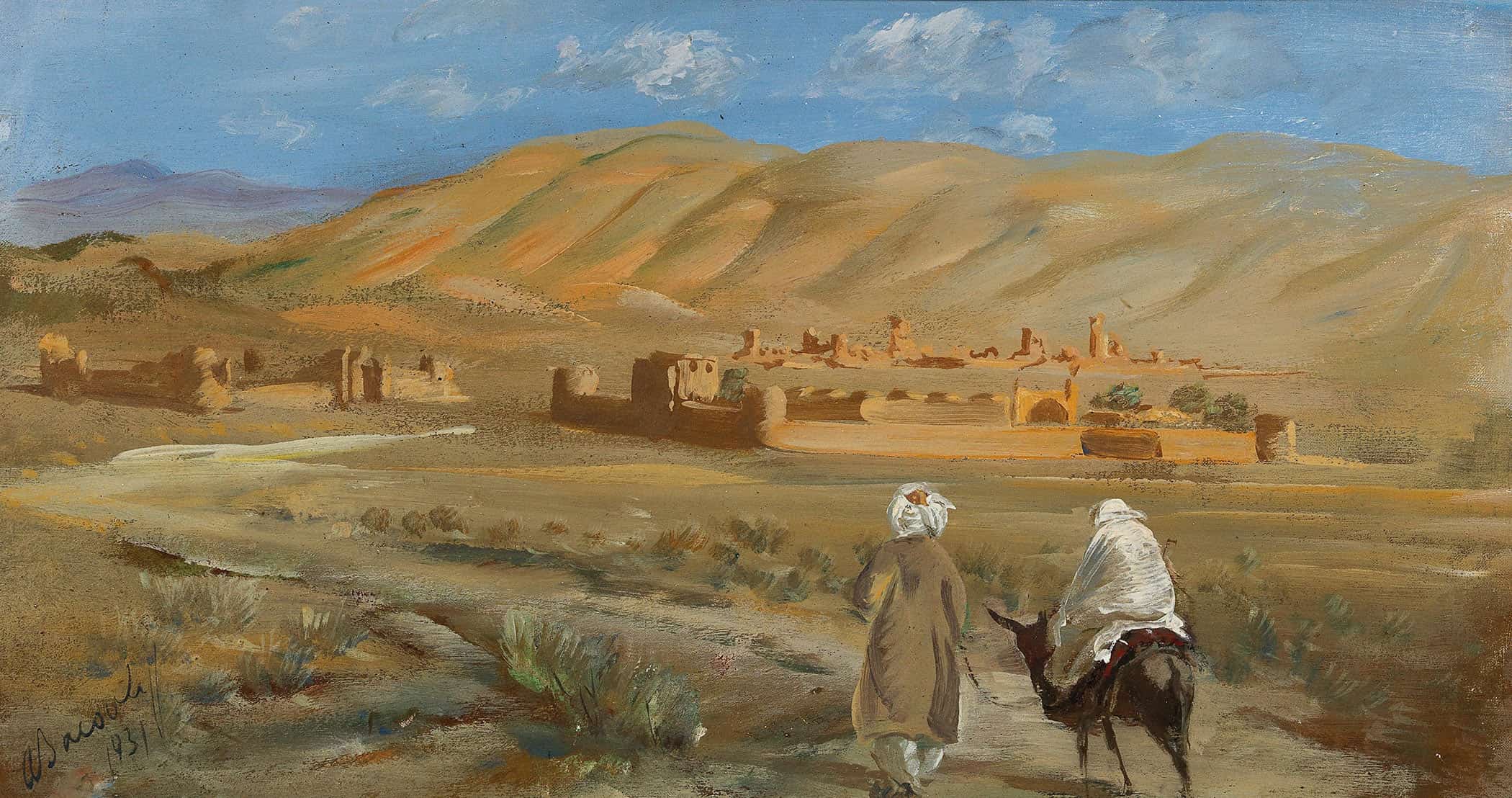 In The Desert Of Afghanistan By Alexander Evgenievich Yakovlev - Image 2
