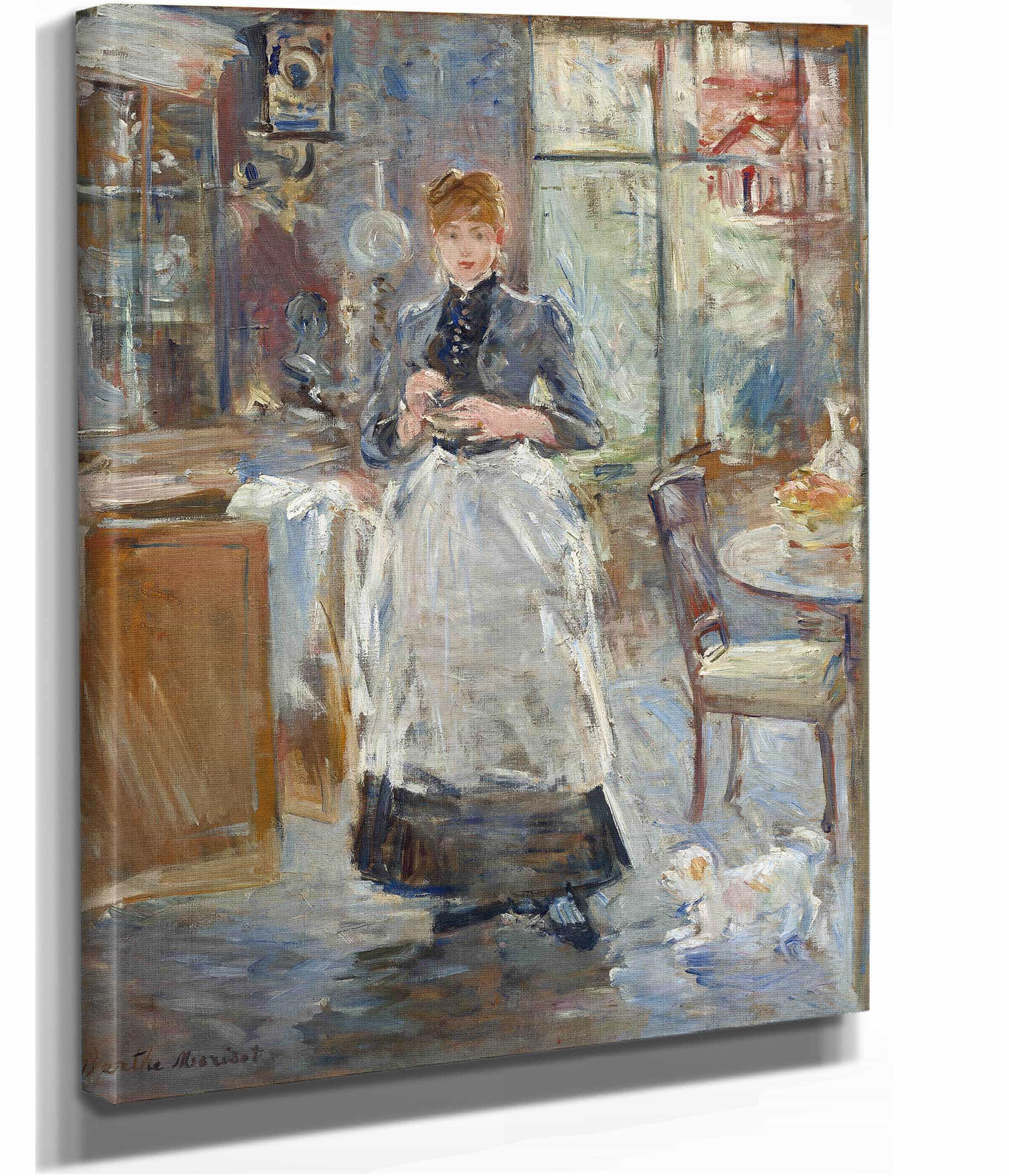 In The Dining Room by Berthe Morisot - Image 2