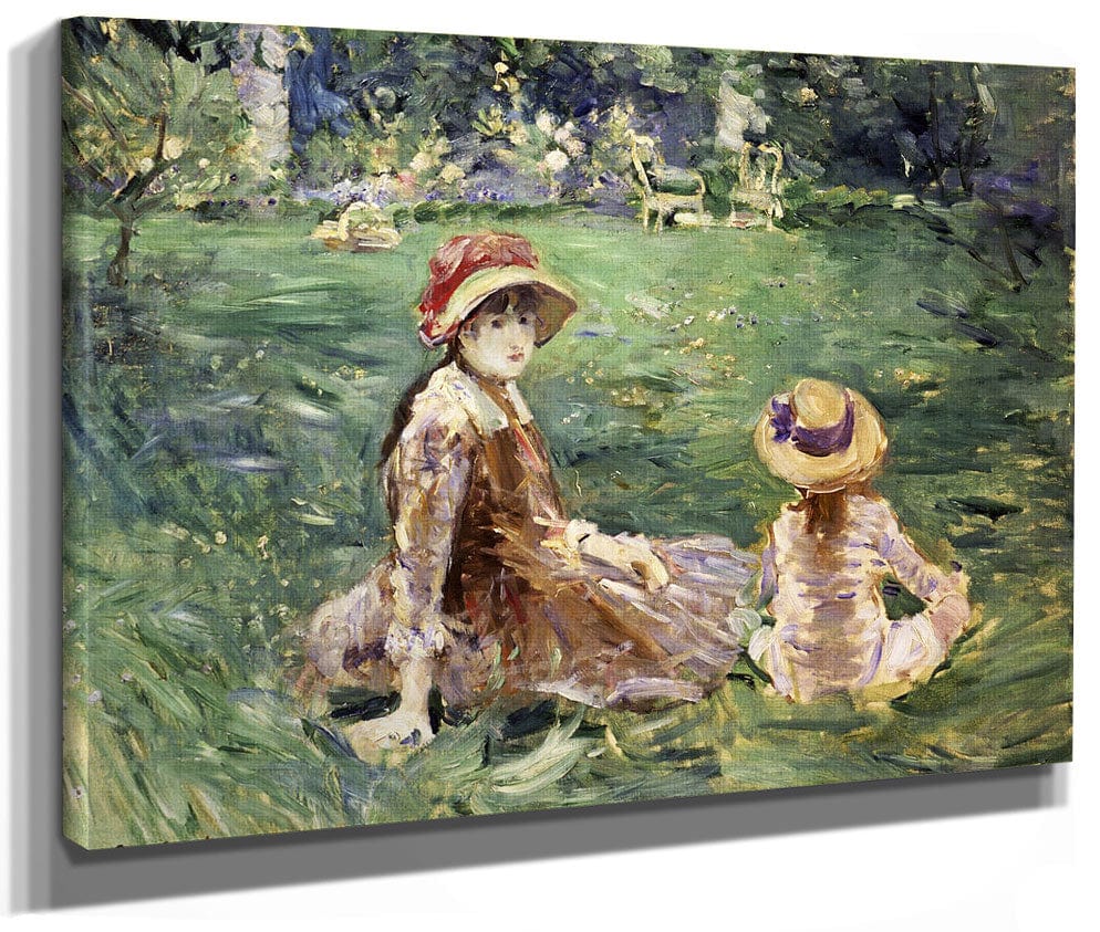 In The Garden At Maurecourt By Berthe Morisot