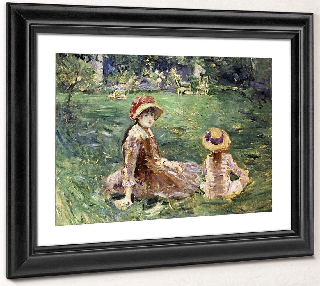 In The Garden At Maurecourt By Berthe Morisot - Image 4