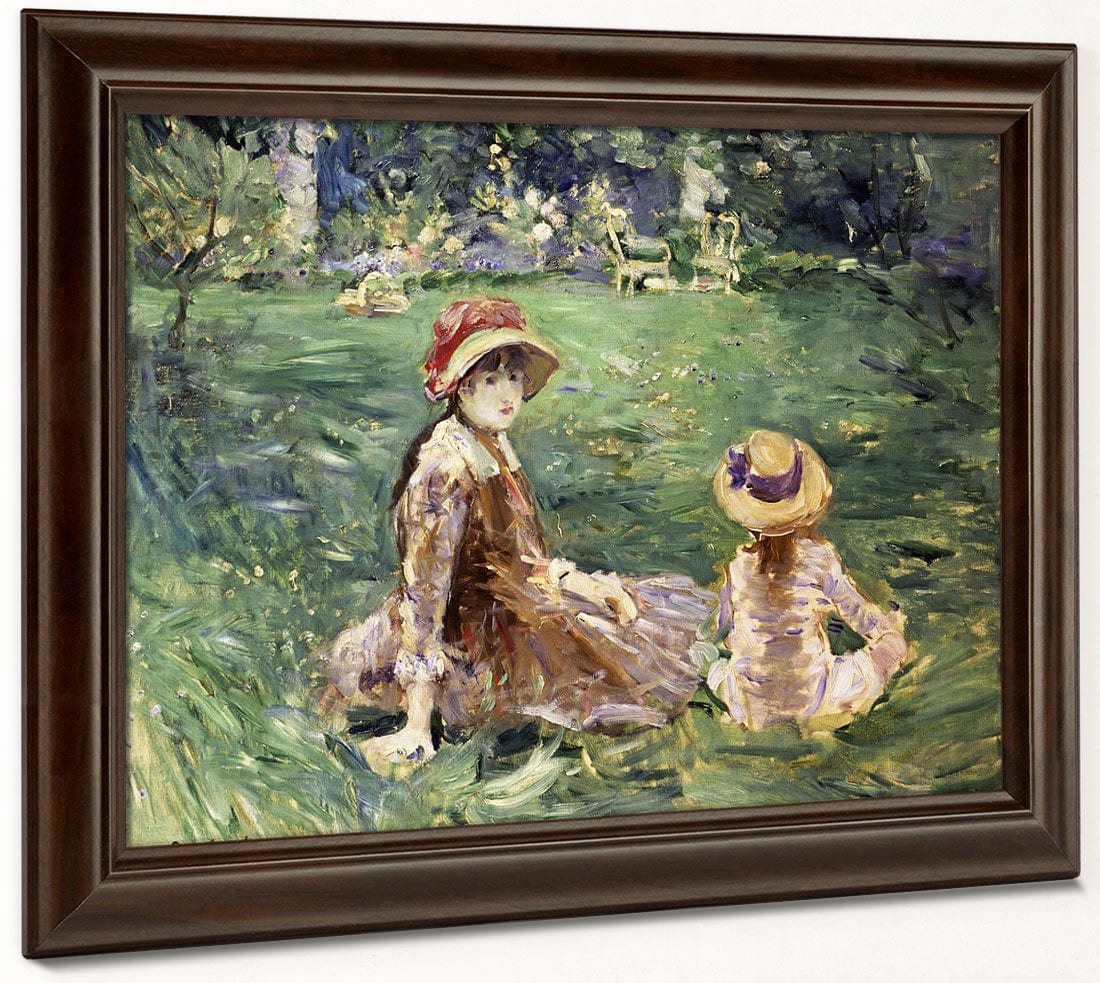 In The Garden At Maurecourt By Berthe Morisot - Image 6