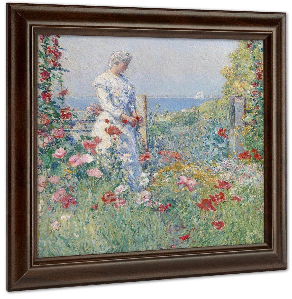 In The Garden (Celia Thaxter In Her Garden) By Childe Hassam - Image 4