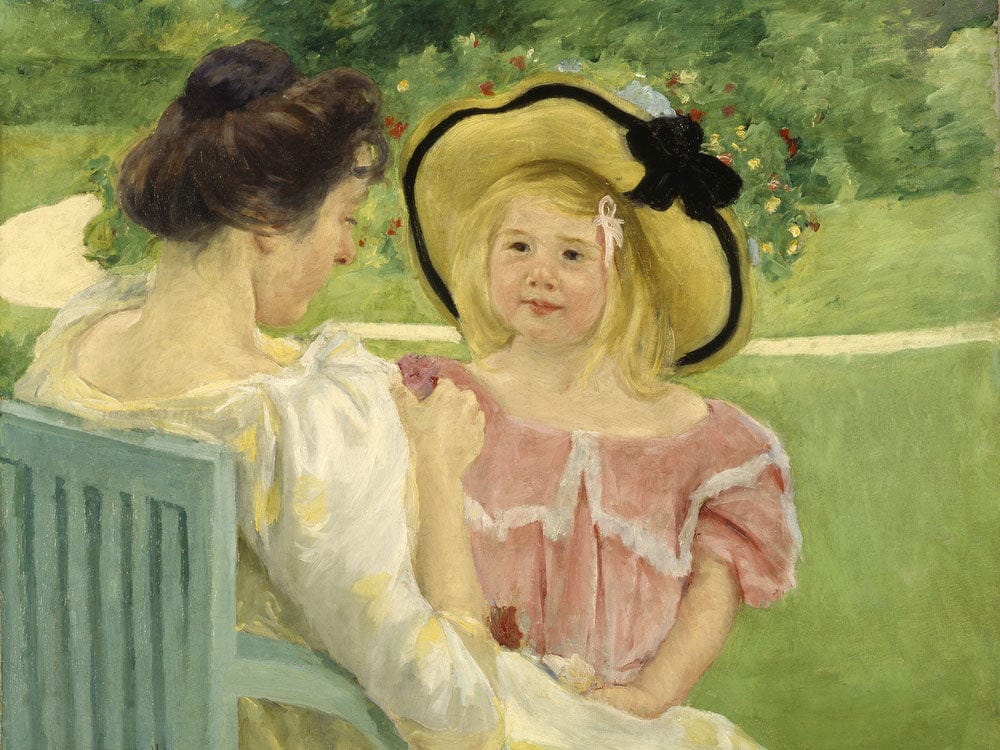 In The Garden By Mary Cassatt - Image 7