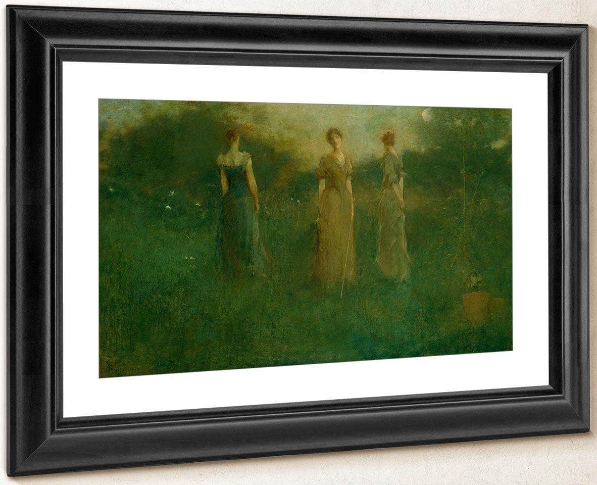 In The Garden By Thomas Wilmer Dewing - Image 3