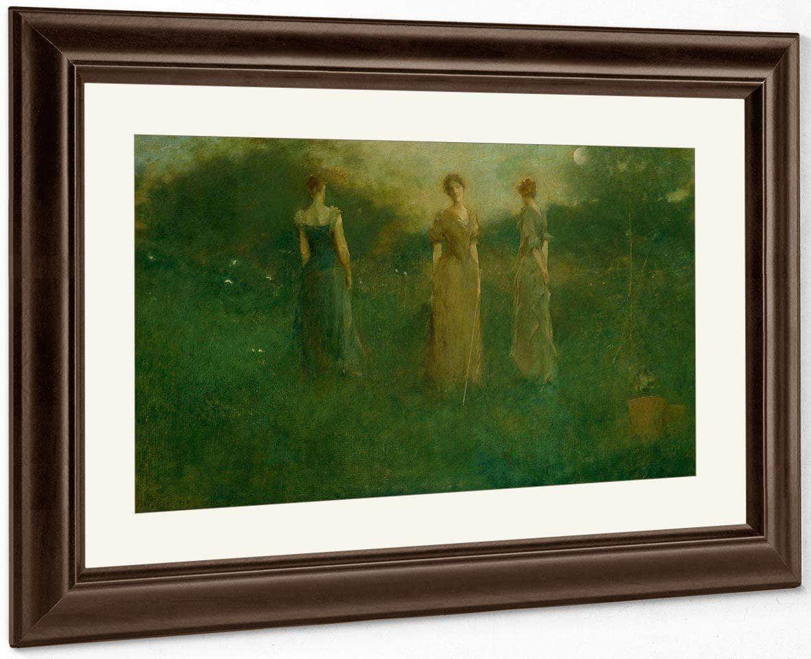 In The Garden By Thomas Wilmer Dewing - Image 4