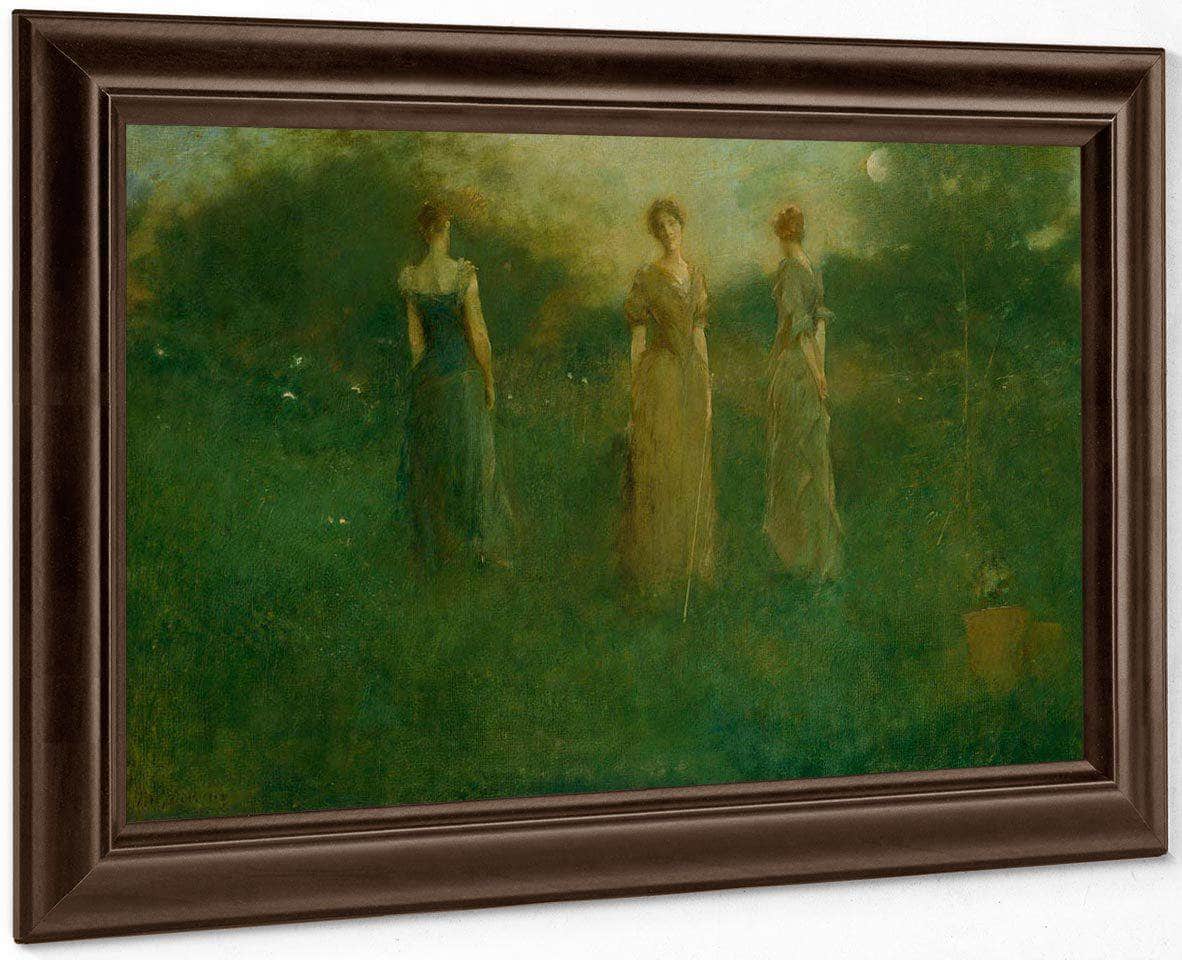 In The Garden By Thomas Wilmer Dewing - Image 5