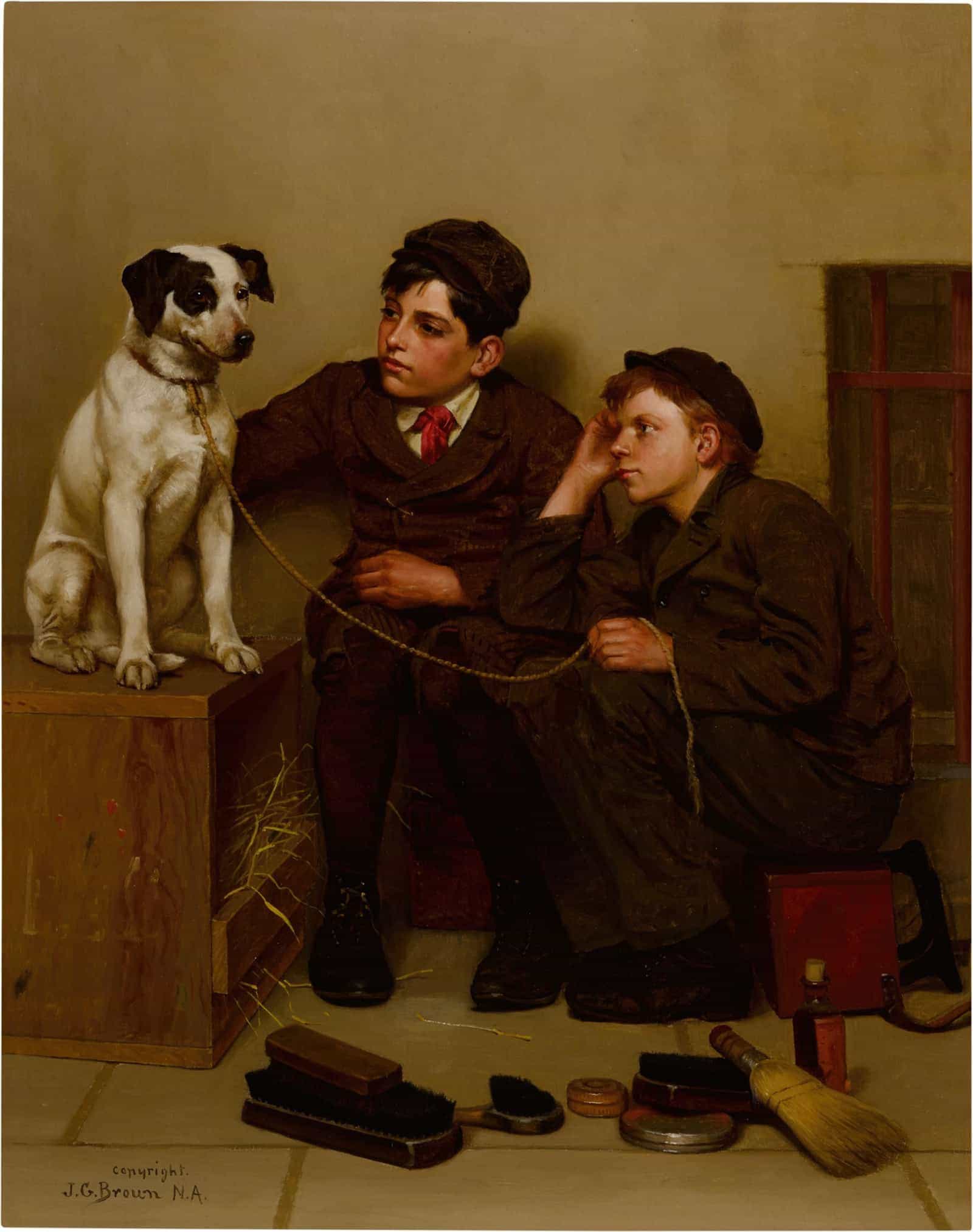 In The Hands Of The Enemy by John George Brown - Image 2