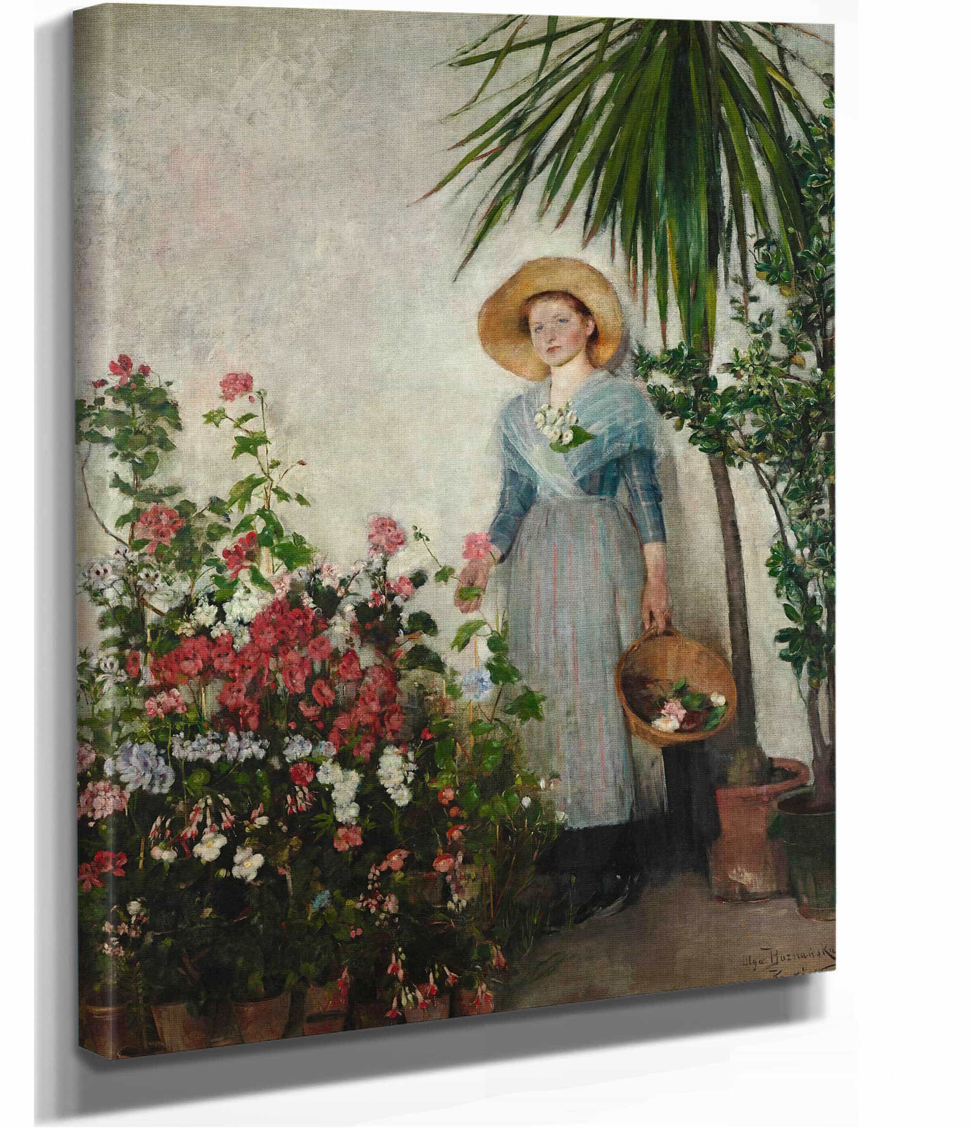 In The Orangery by Olga Boznanska - Image 2