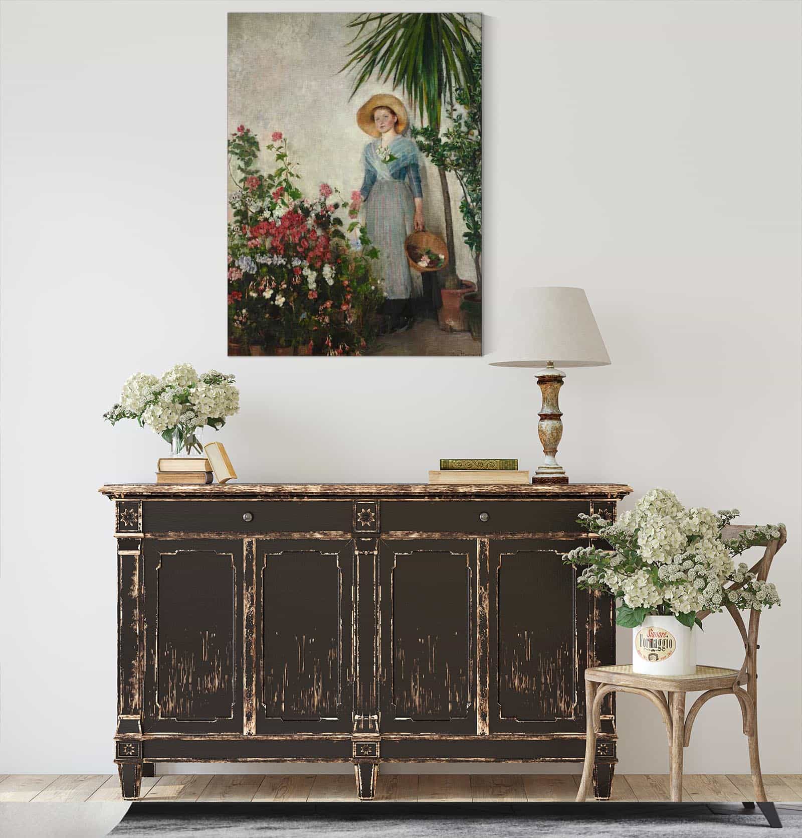 In The Orangery by Olga Boznanska - Image 4