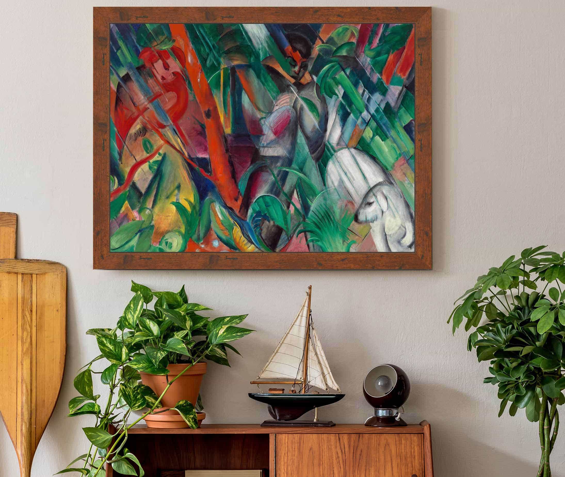 In The Rain by Franz Marc - Image 3