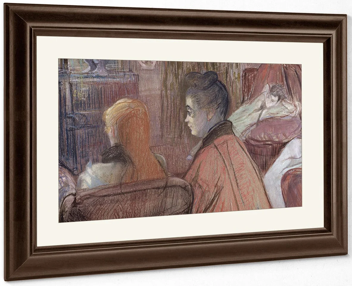In The Salon By Henri Marie Raymond De Toulouse Lautrec Monfa - Image 5