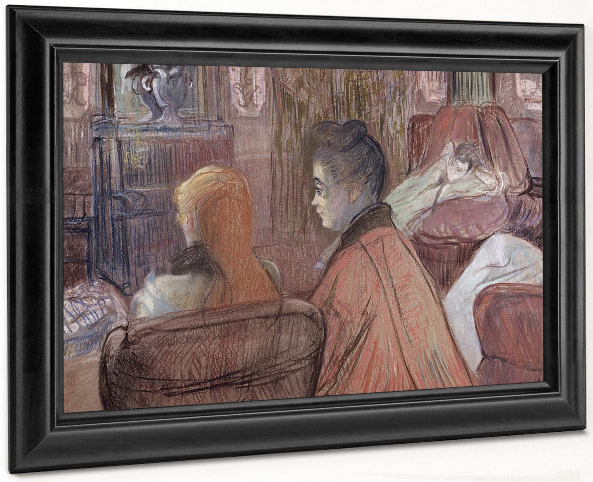 In The Salon By Henri Marie Raymond De Toulouse Lautrec Monfa - Image 8