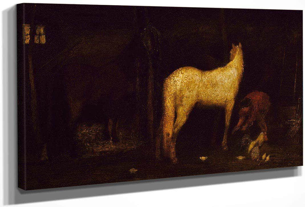 In The Stable By Albert Pinkhamryder