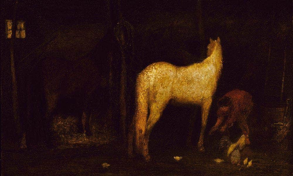 In The Stable By Albert Pinkhamryder - Image 5
