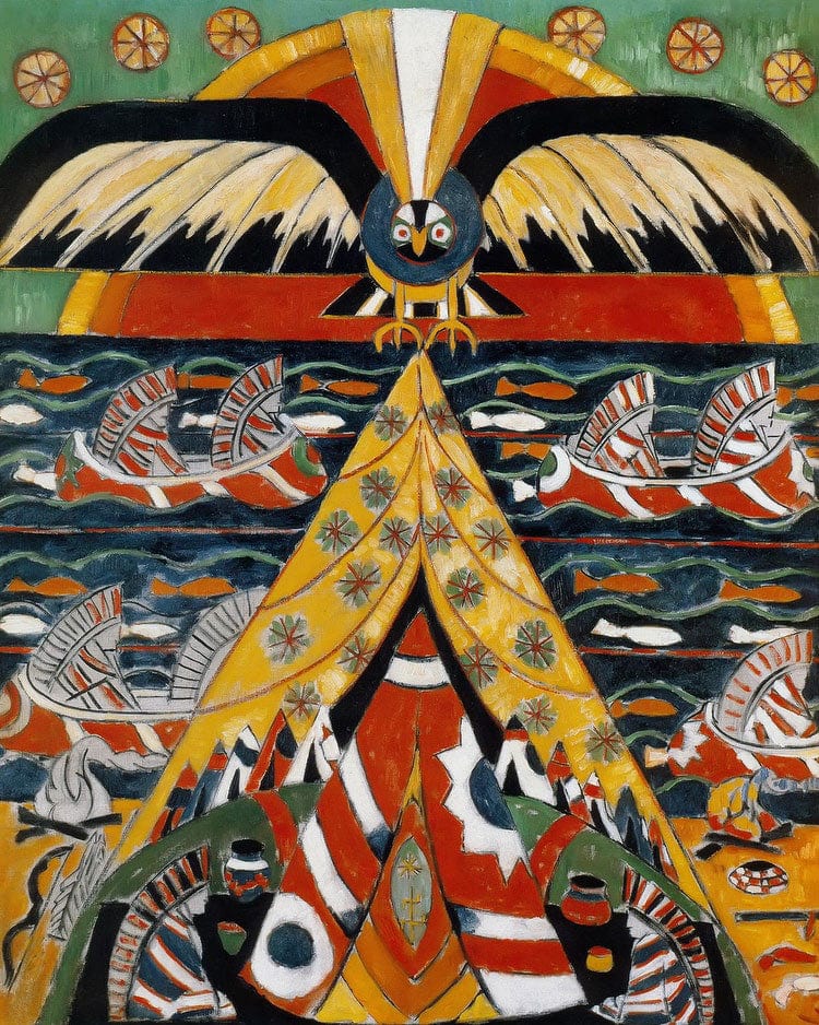 Indian Fantasy By Marsden Hartley - Image 6