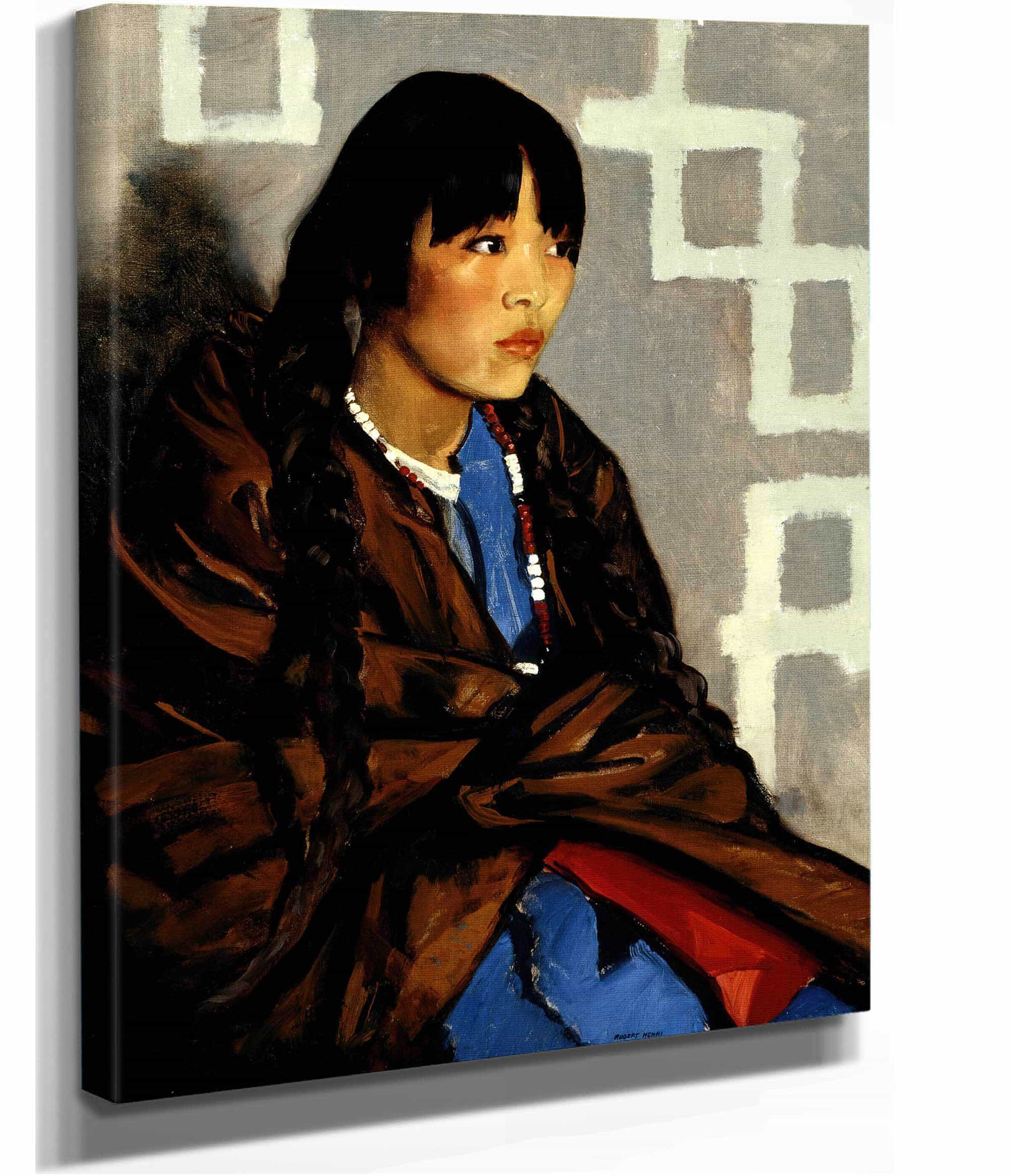 Indian Girl Julianita by Robert Henri - Image 2