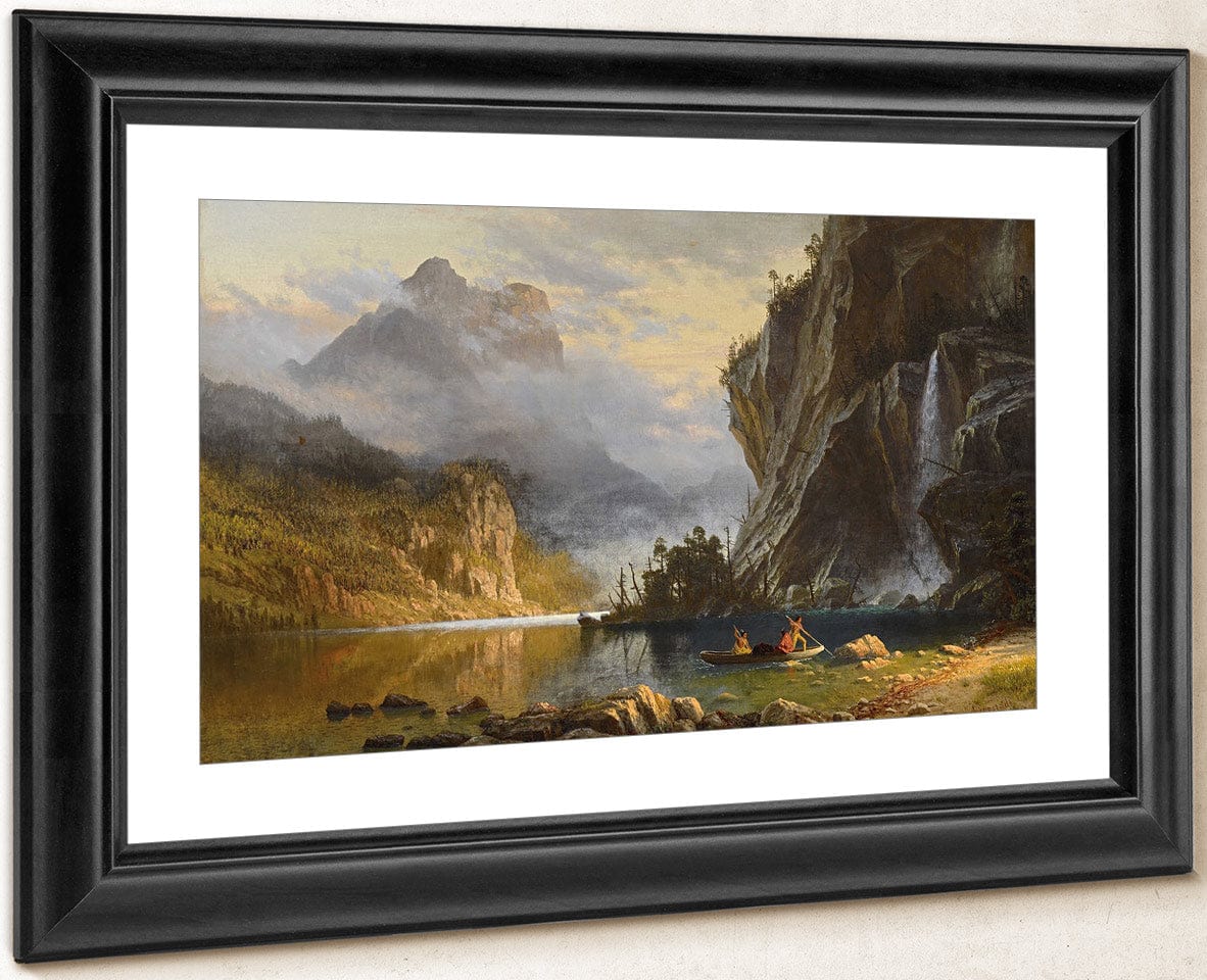 Indians Spear Fishing 1862 By Albert Bierstadt - Image 4