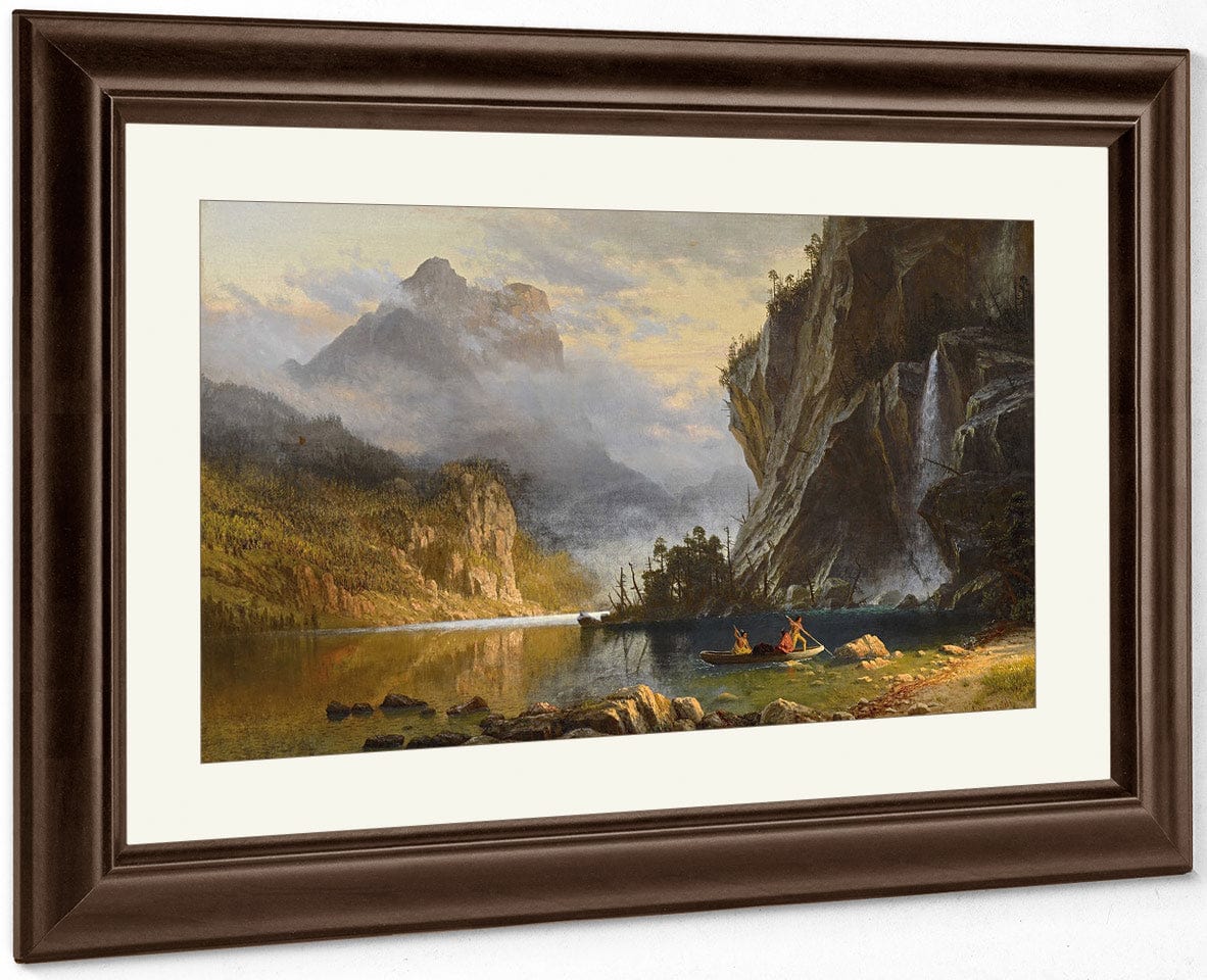 Indians Spear Fishing 1862 By Albert Bierstadt - Image 5