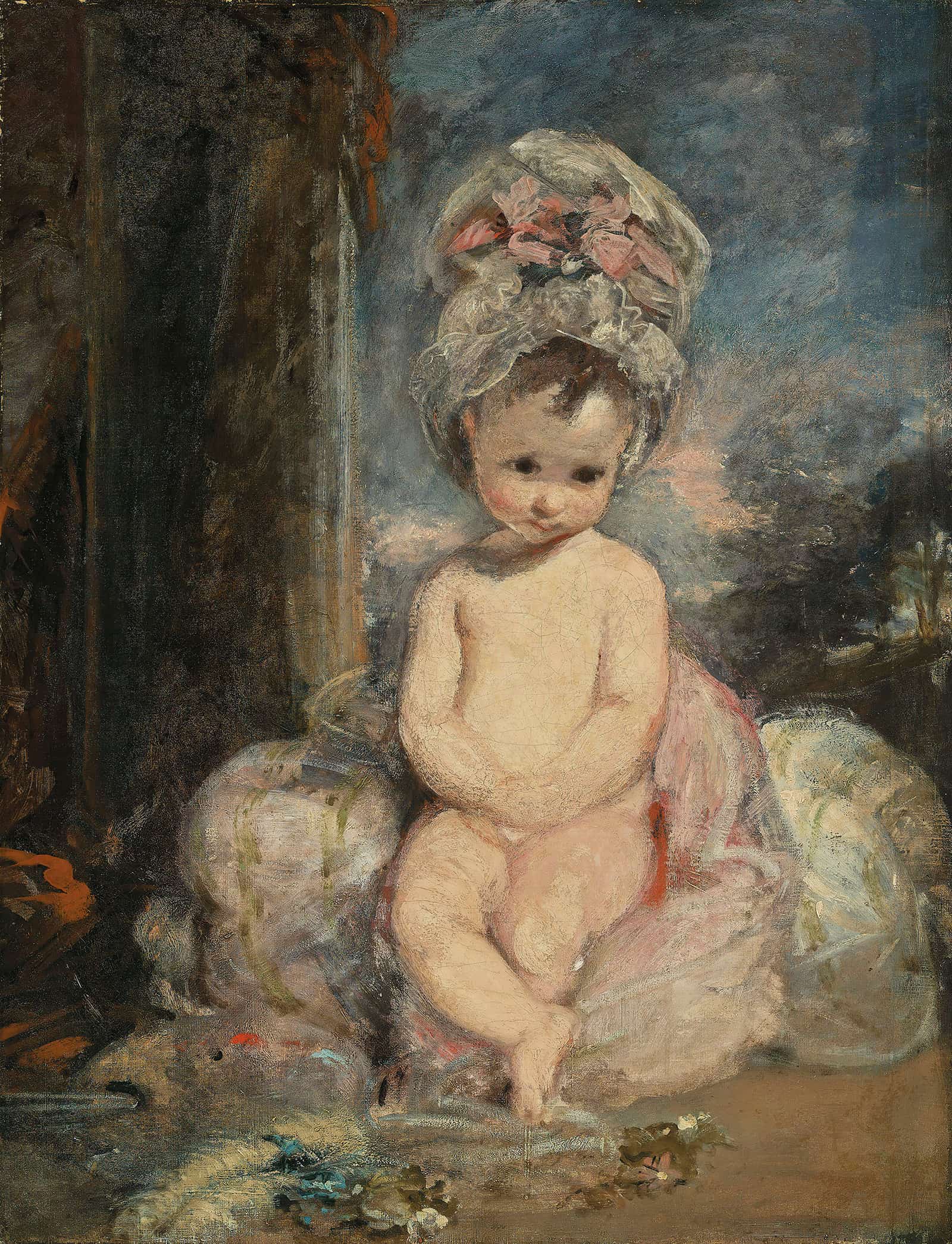 Infant Academy The Mob Cap by Sir Joshua Reynolds