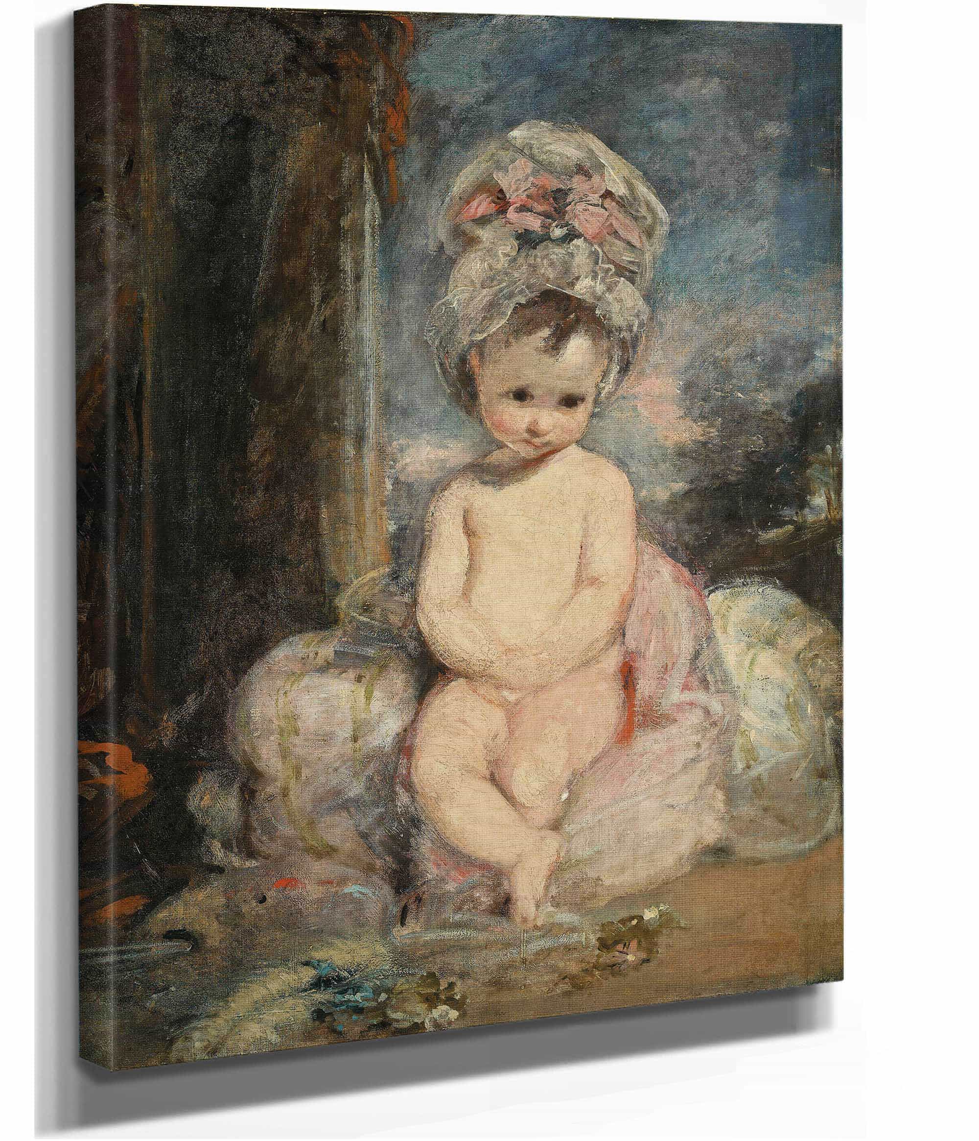 Infant Academy The Mob Cap by Sir Joshua Reynolds - Image 2