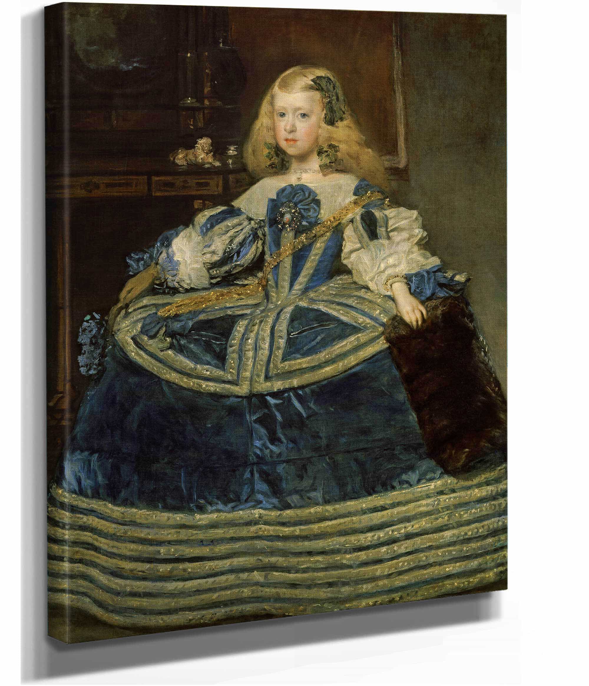Infanta Margarita Teresa In A Blue Dress by Diego Velazquez - Image 2
